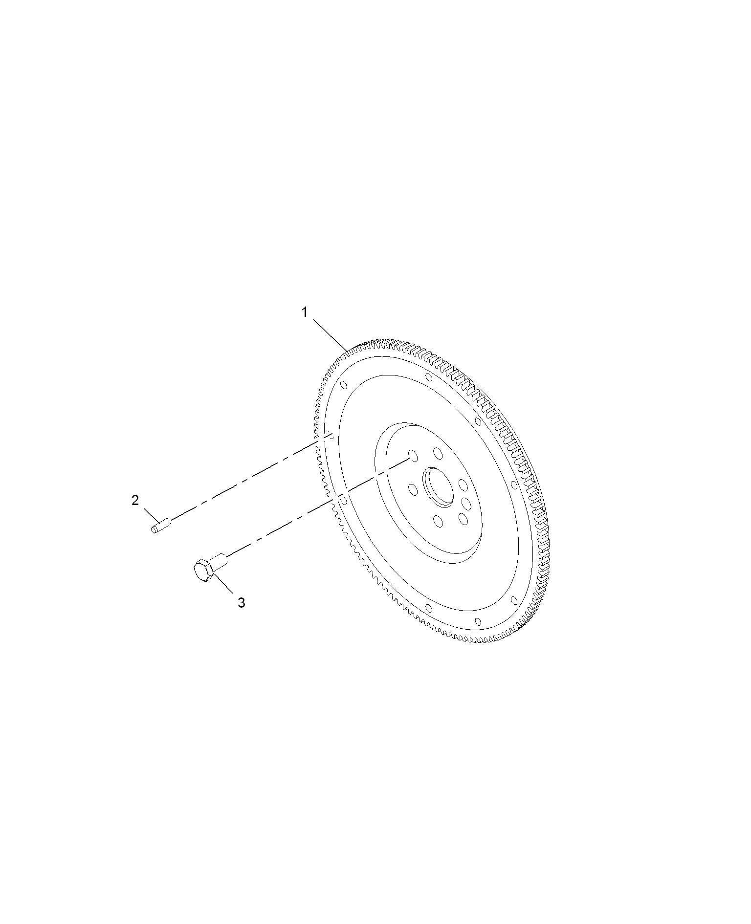 E111B004:FLYWHEEL & DRIVE PLATE