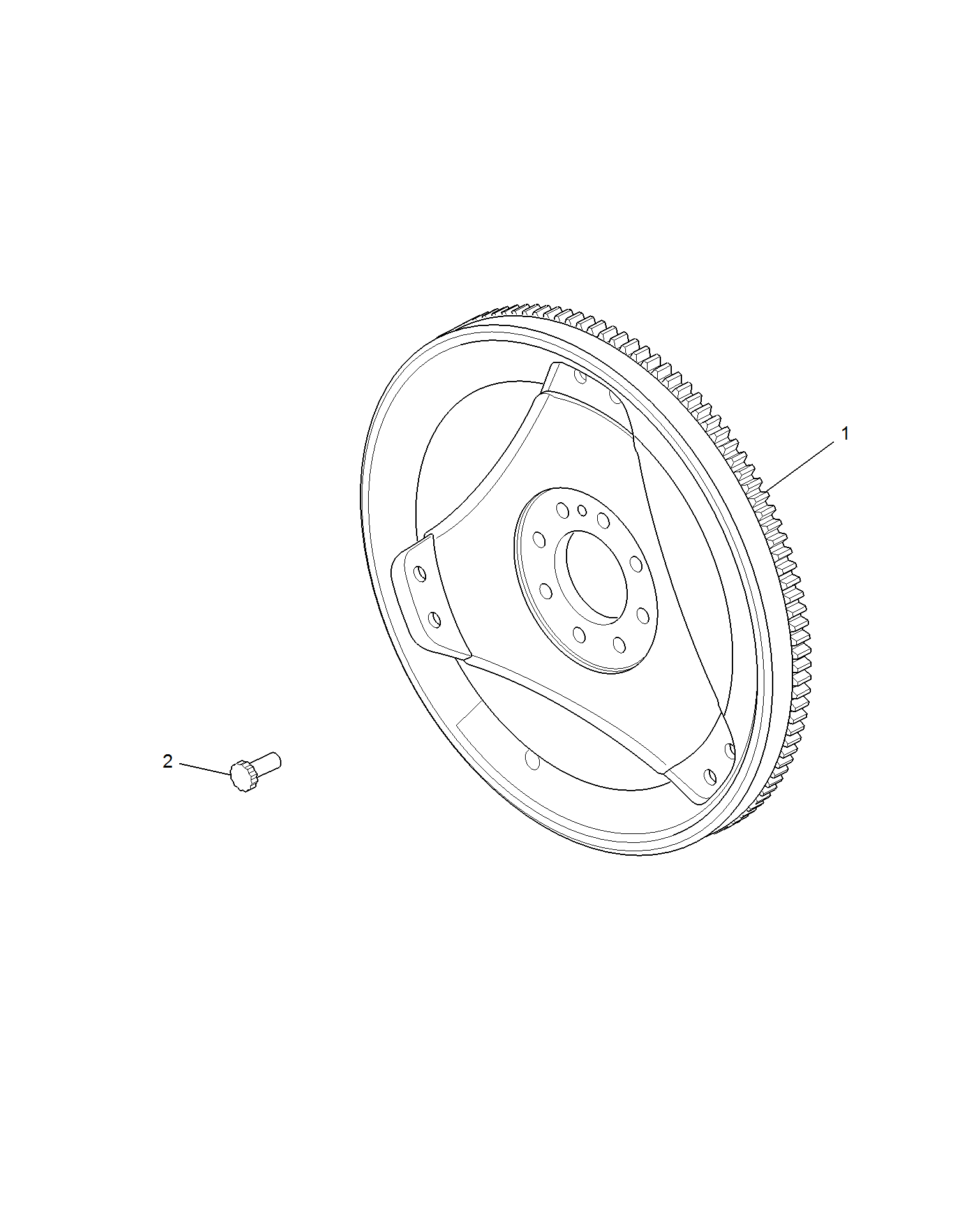 E111B022:FLYWHEEL & DRIVE PLATE(2.0T)