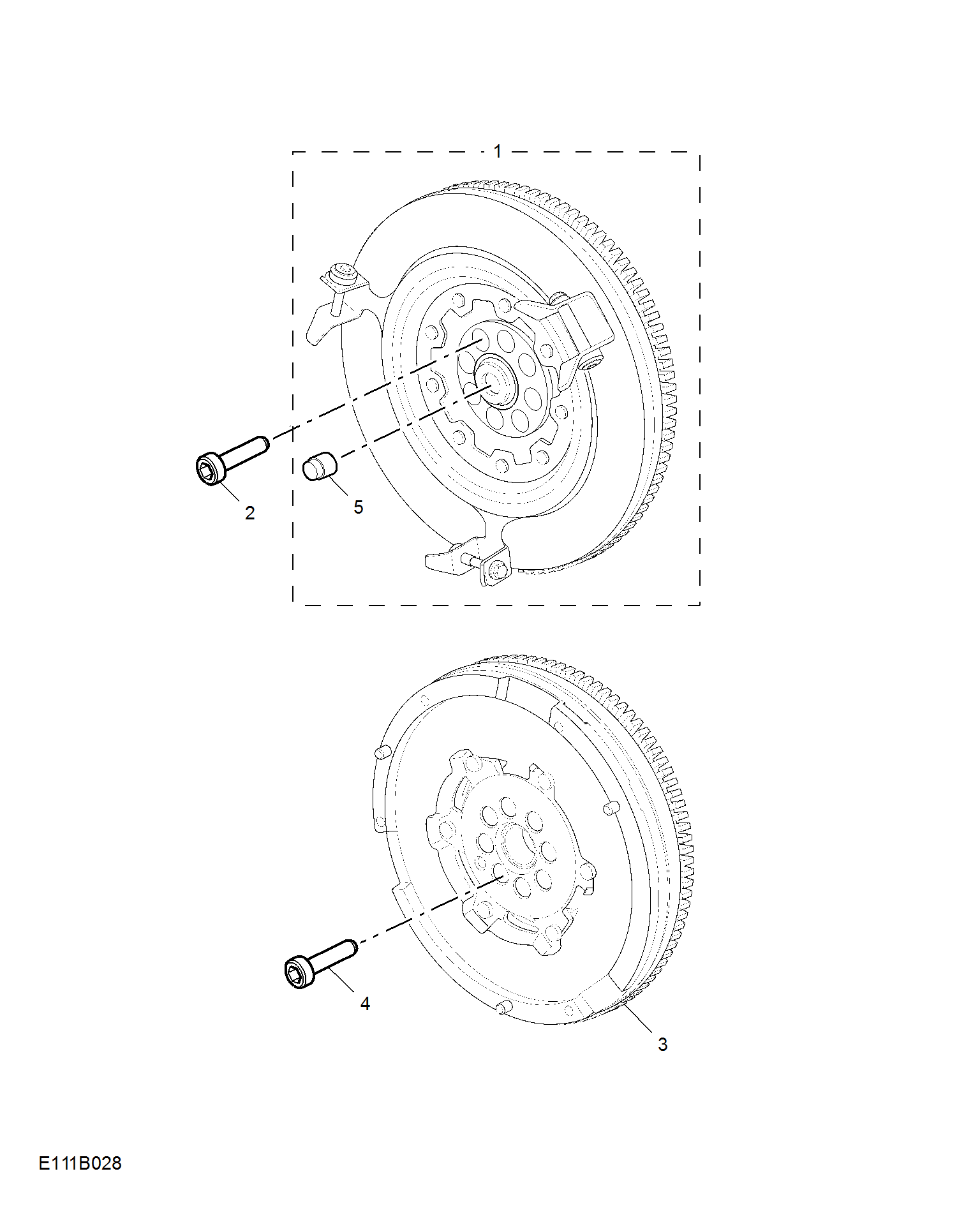 E111B028:FLYWHEEL & DRIVE PLATE(1.5T)