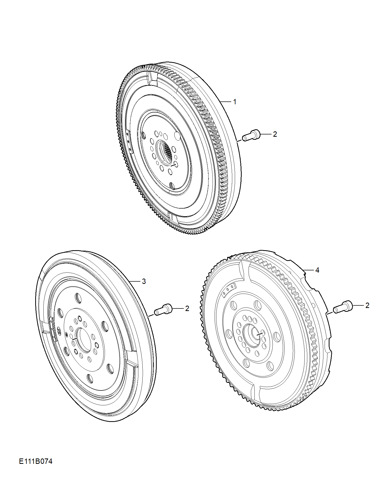 E111B074:FLYWHEEL & DRIVE PLATE(1.5T)