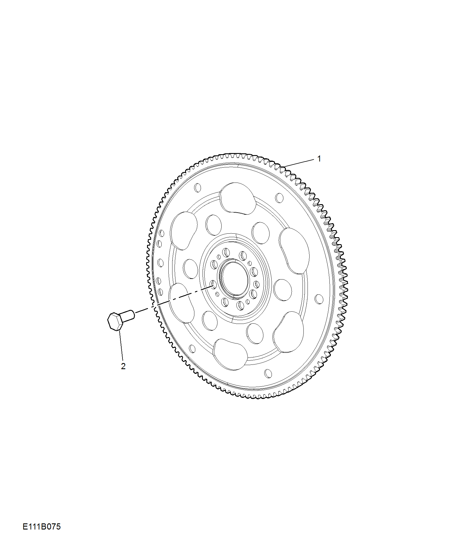 E111B075:FLYWHEEL & DRIVE PLATE(2.0T)