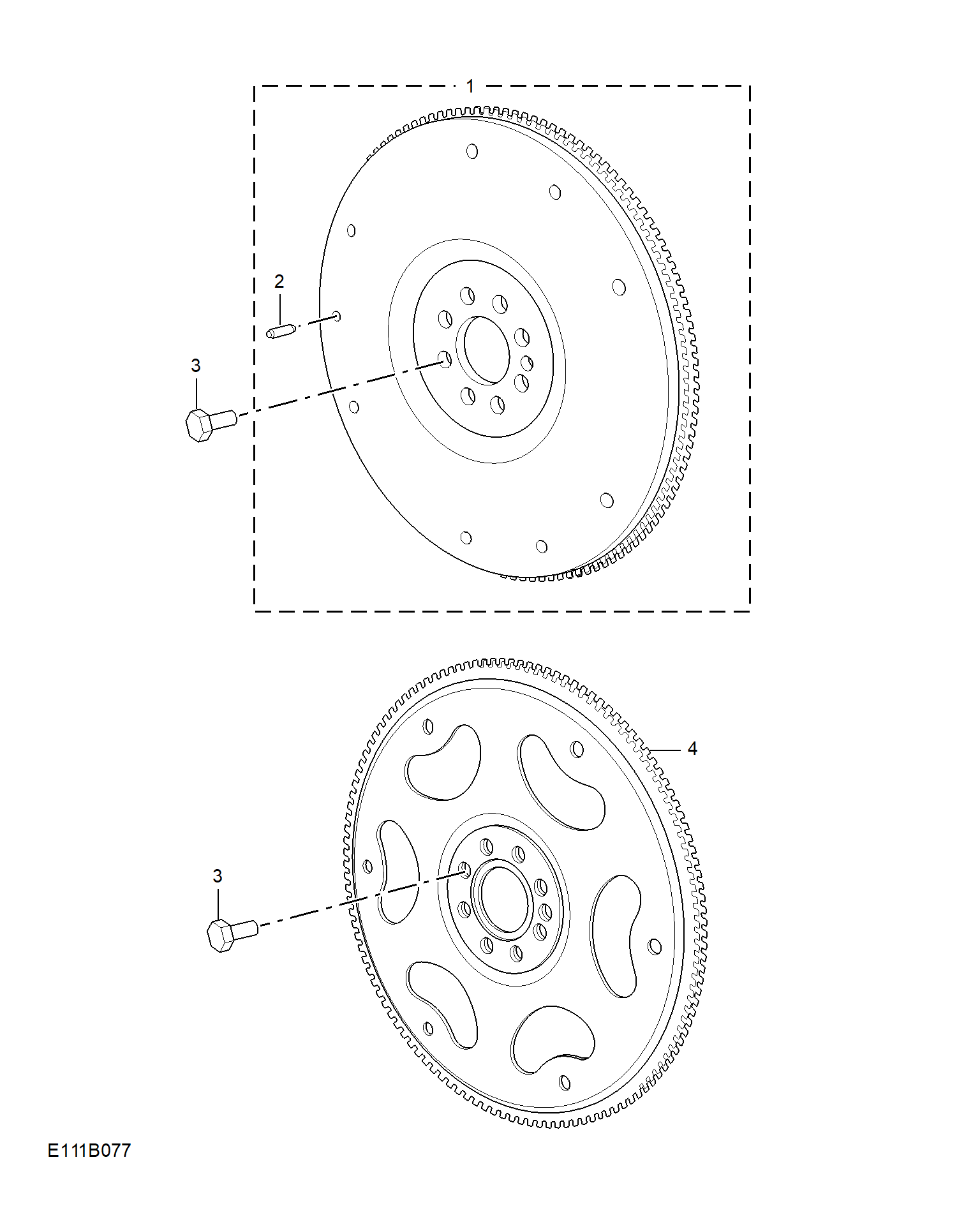 E111B077:FLYWHEEL & DRIVE PLATE(1.5L)