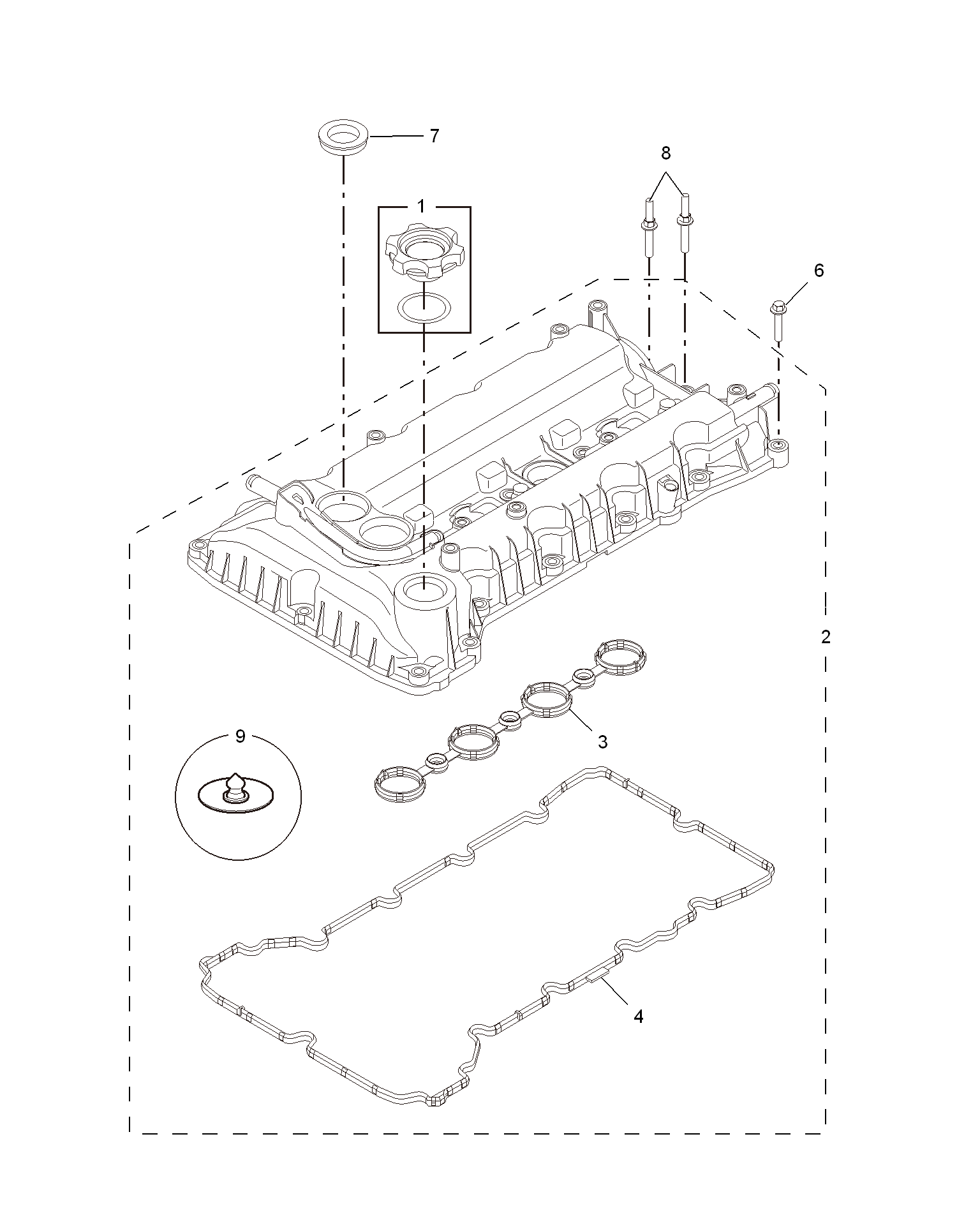 E111C005:CAMSHAFT COVER