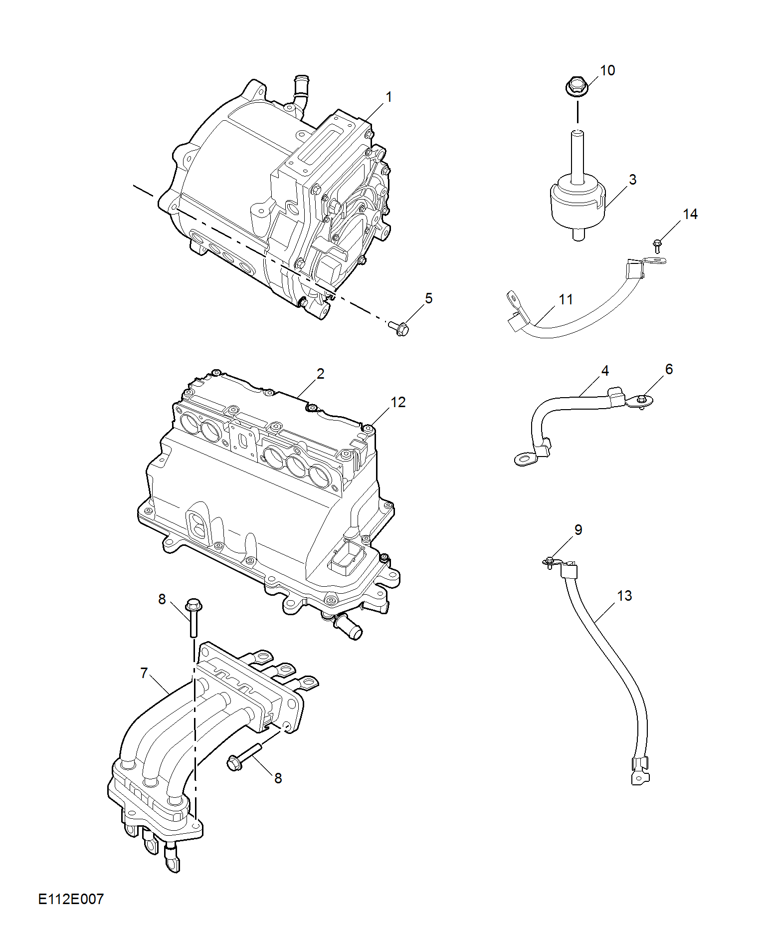 E112E007:DRIVE MOTOR&CONTROL MODULE