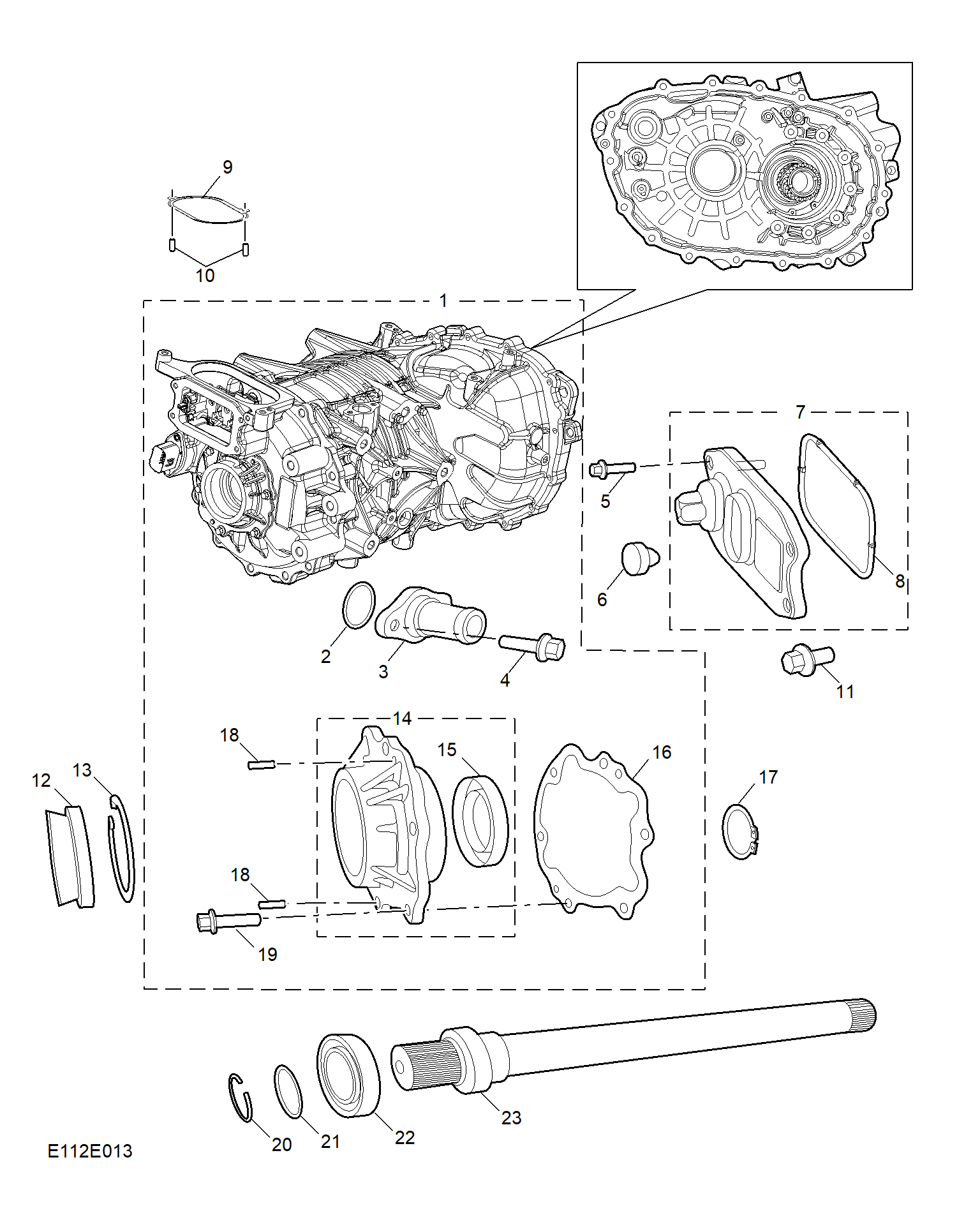 E112E013:DRIVE MOTOR&CONTROL MODULE