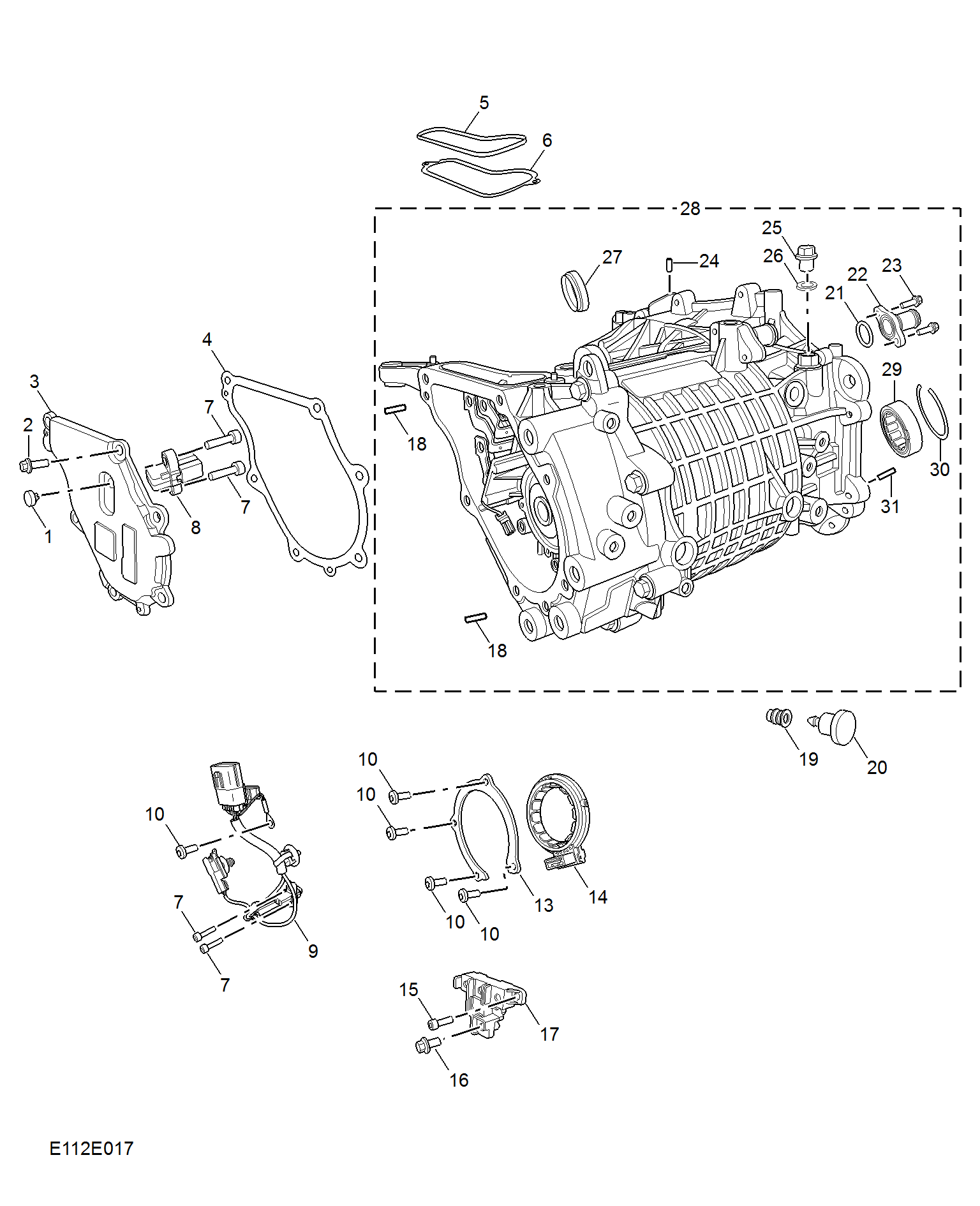 E112E017:DRIVE MOTOR&CONTROL MODULE(A-axis)