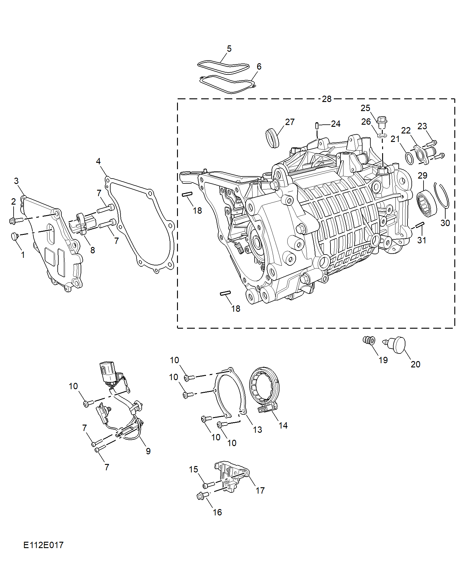 E112E017:DRIVE MOTOR&CONTROL MODULE(A-axis)