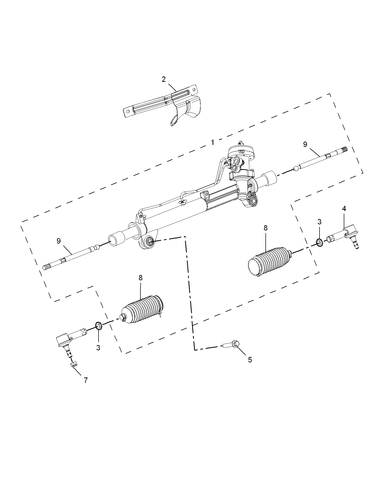 E211A010:STEERING GEAR LINKAGE(EXCEPT ELECTRONIC POWER STEERING)