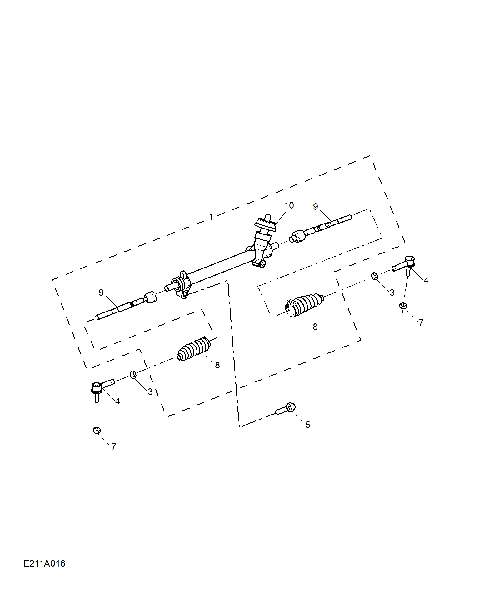E211A016:STEERING GEAR LINKAGE