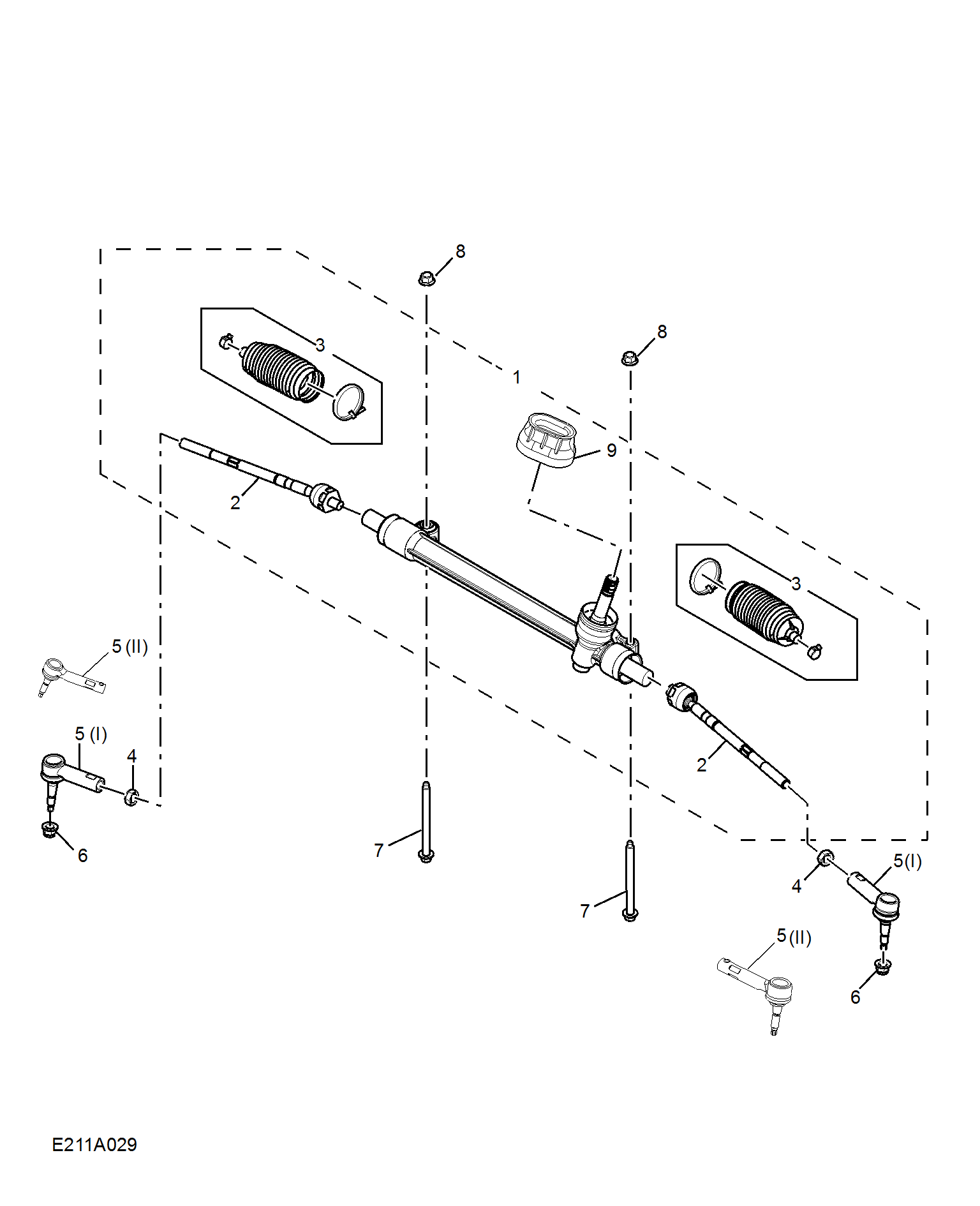 E211A029:STEERING GEAR LINKAGE