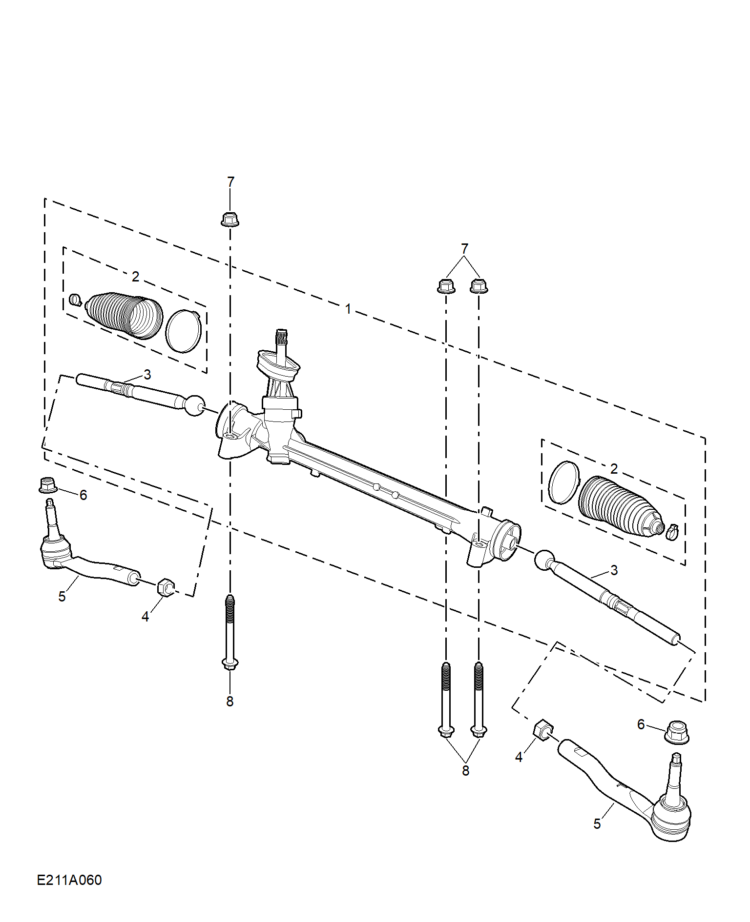 E211A060:STEERING GEAR LINKAGE