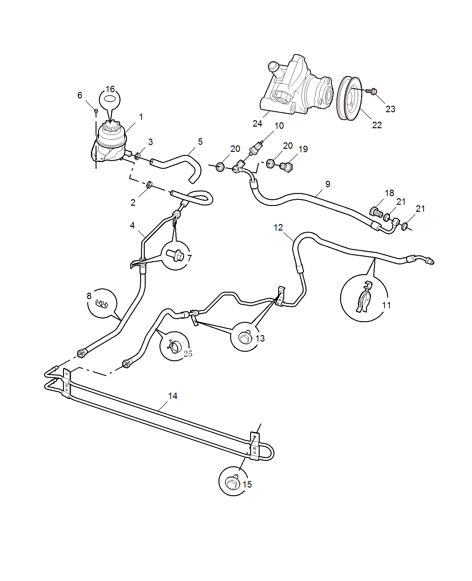 E211B001:STEERING PIPE