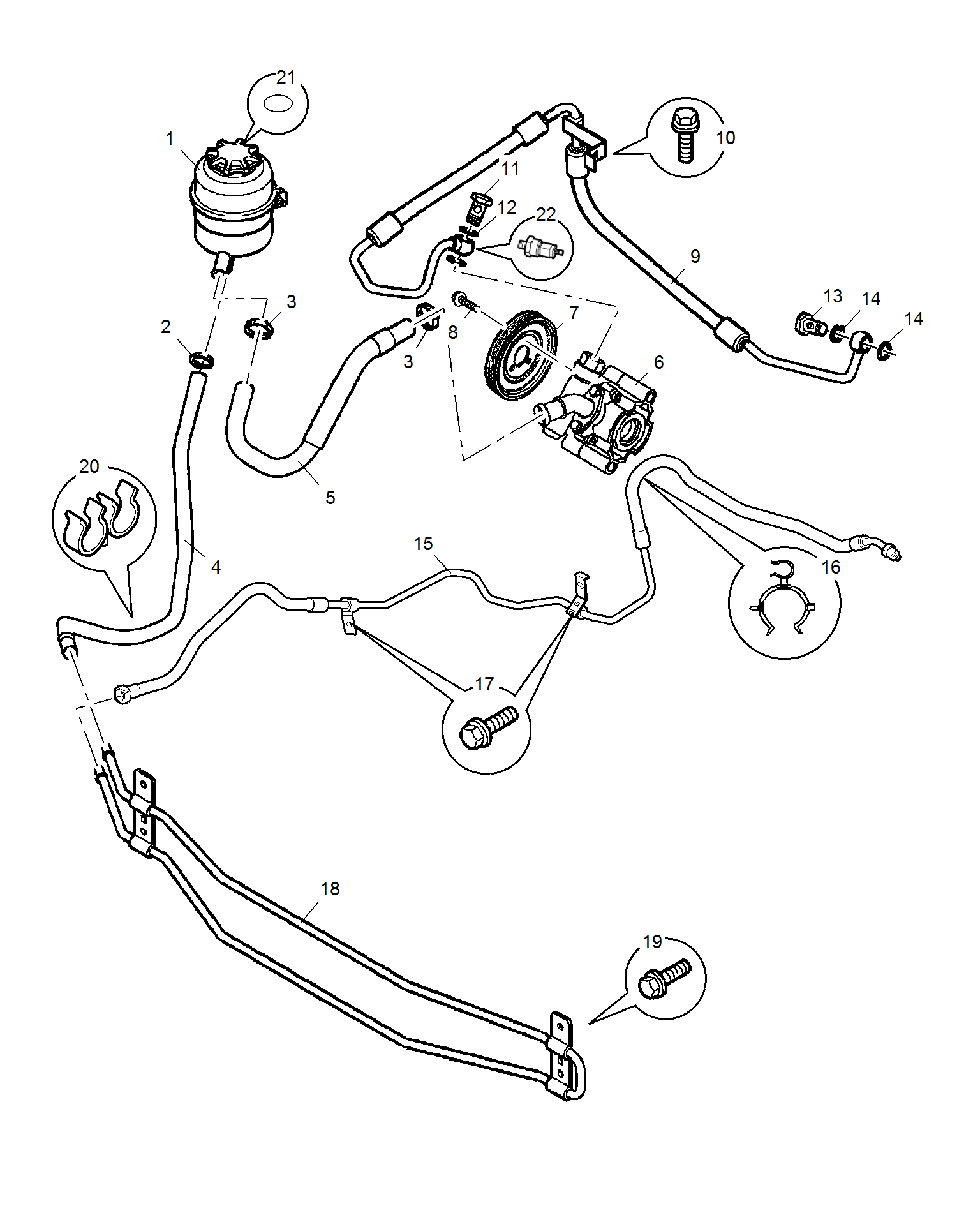 E211B011:STEERING PIPE(V6)