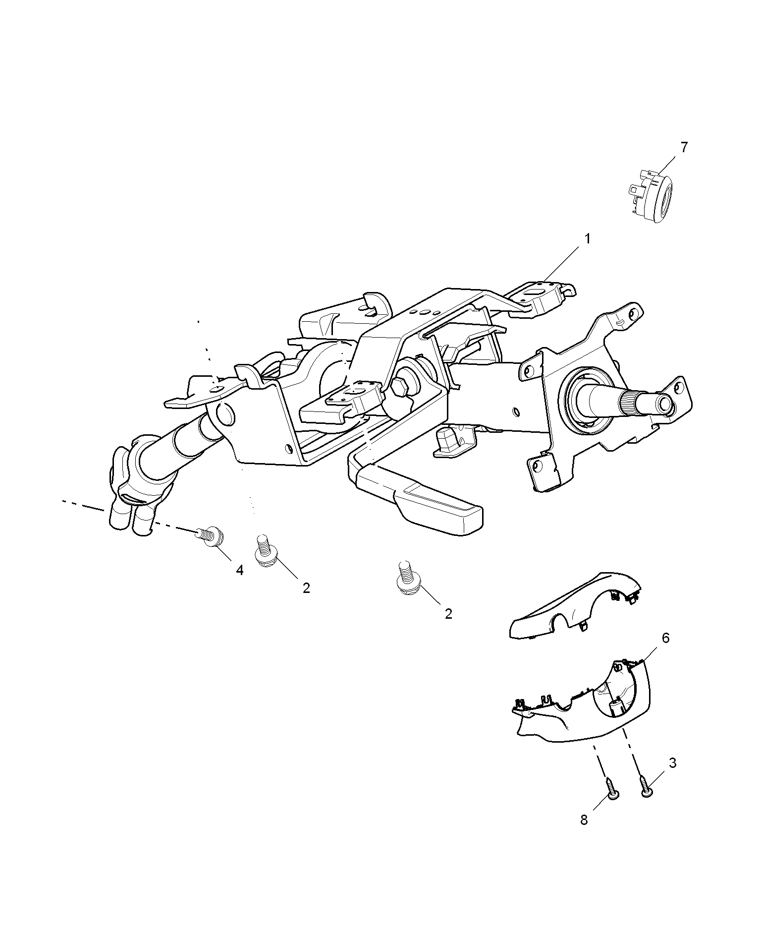E211D006:STEERING COLUMN