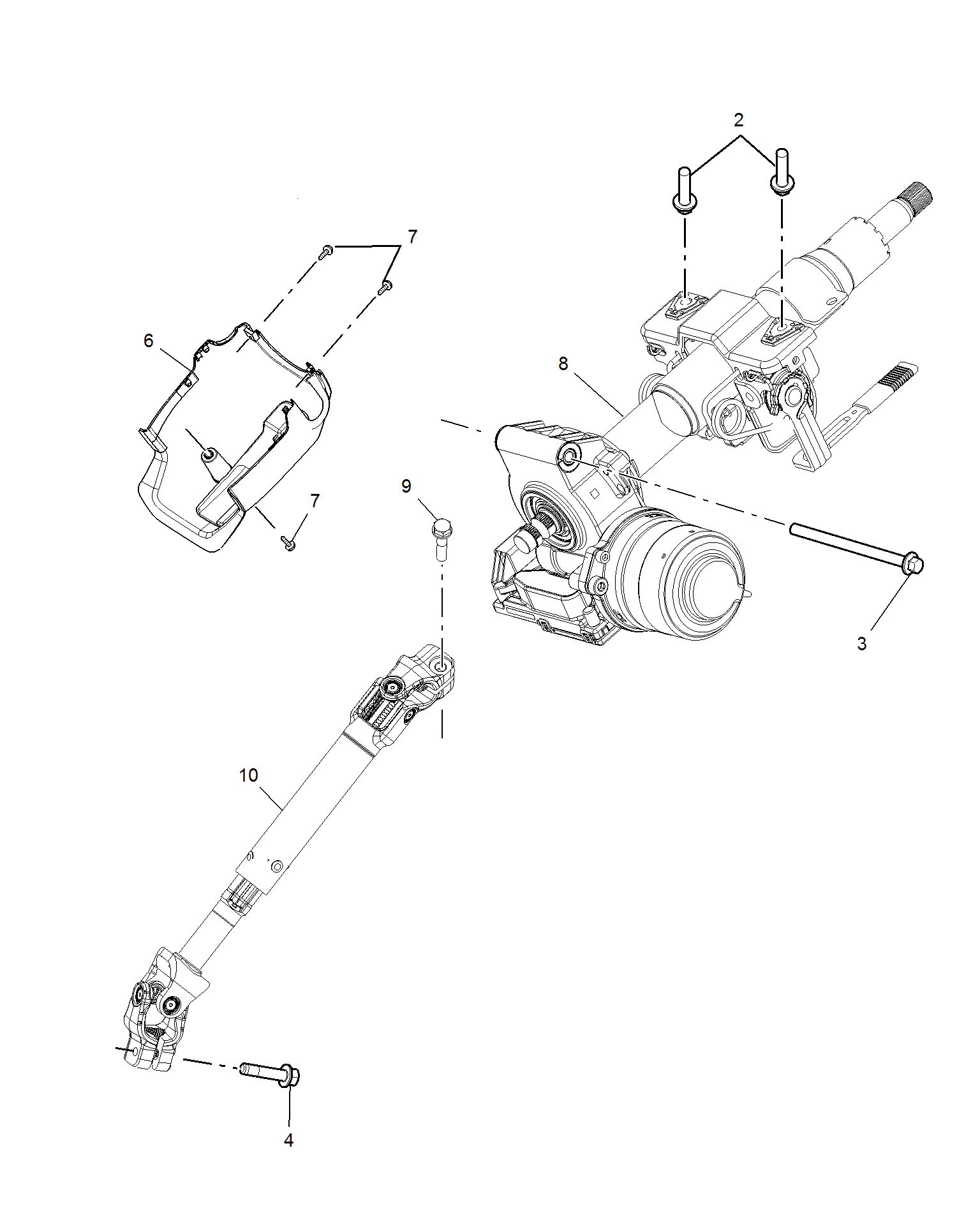 E211D022:STEERING COLUMN