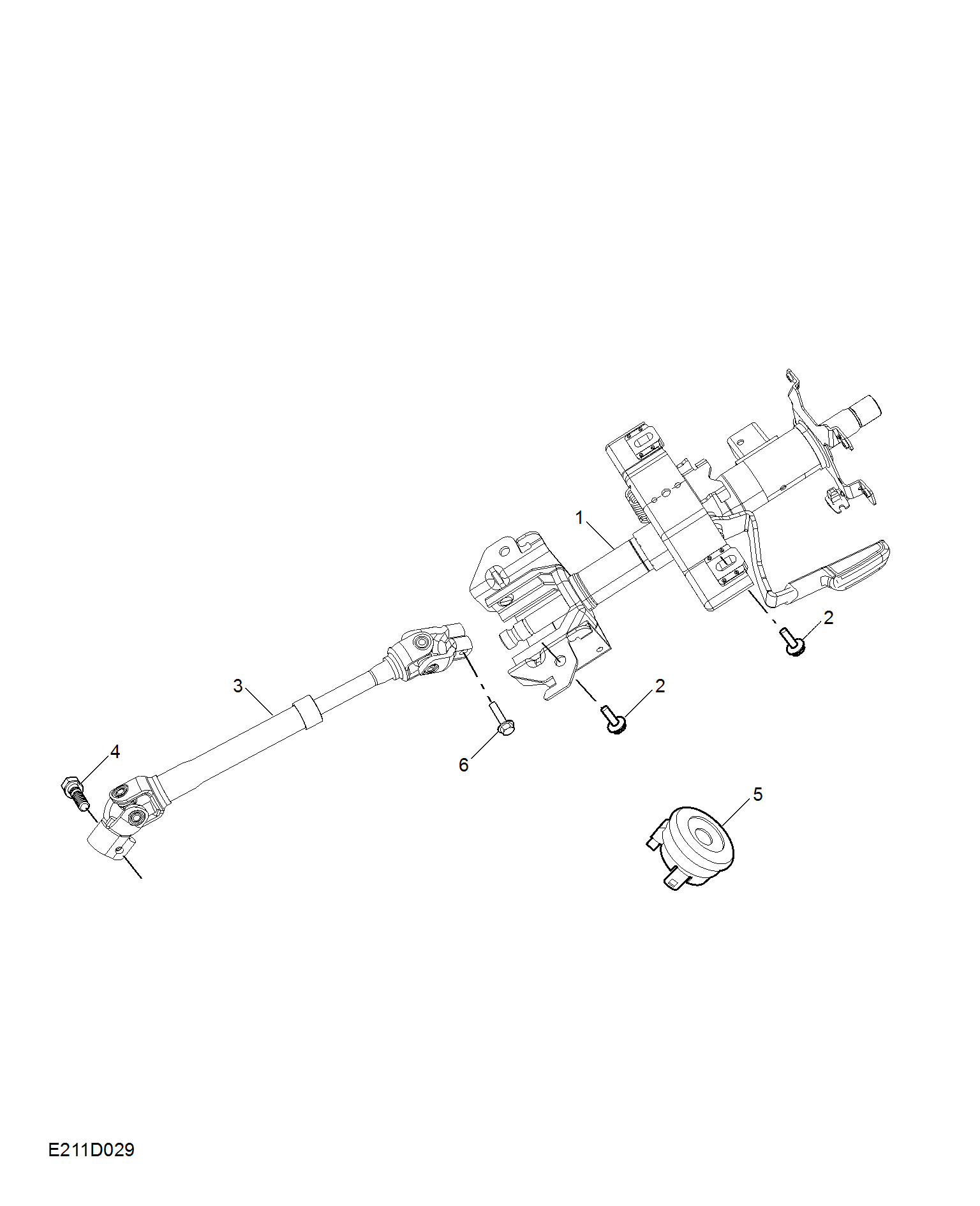 E211D029:STEERING COLUMN