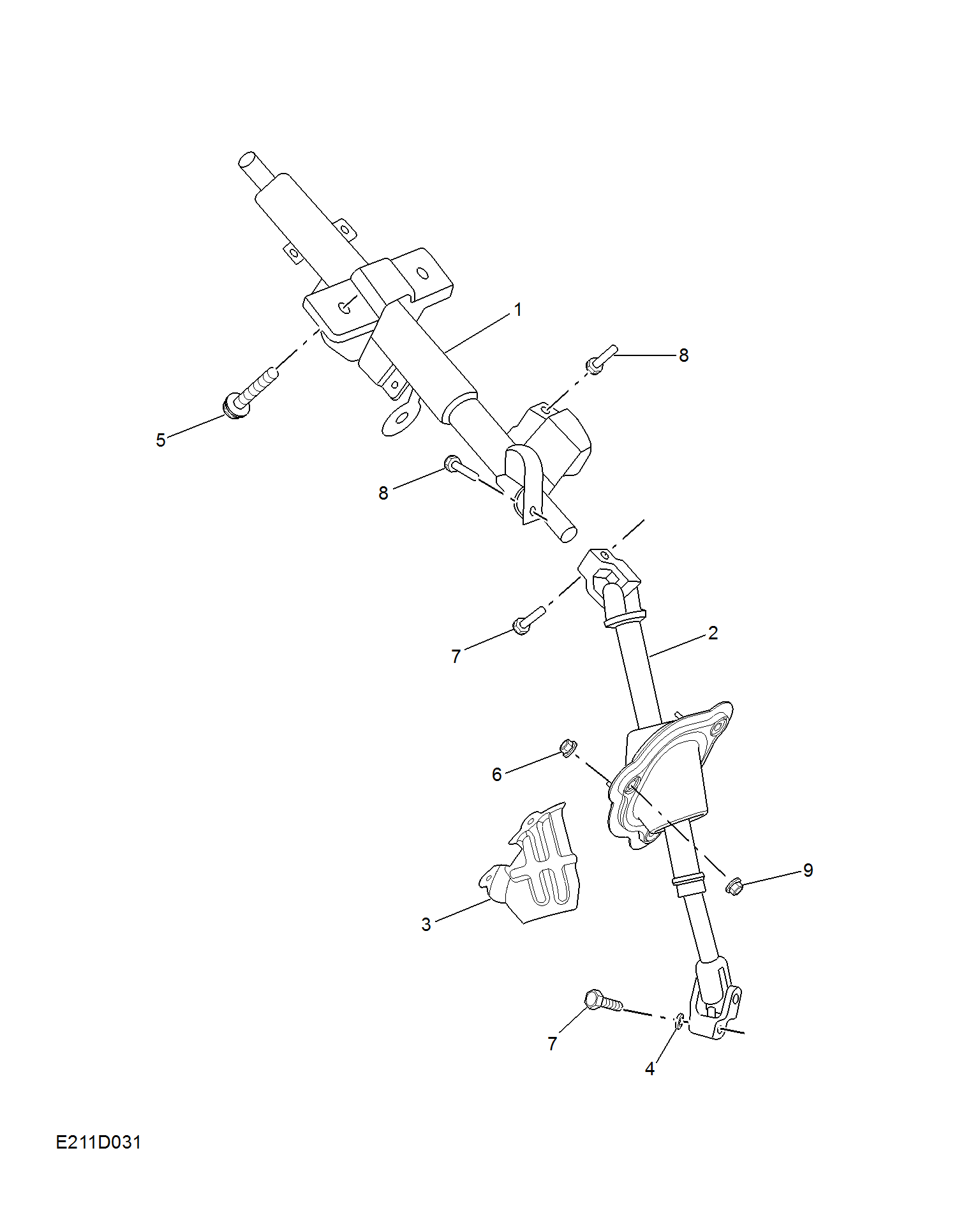 E211D031:STEERING COLUMN