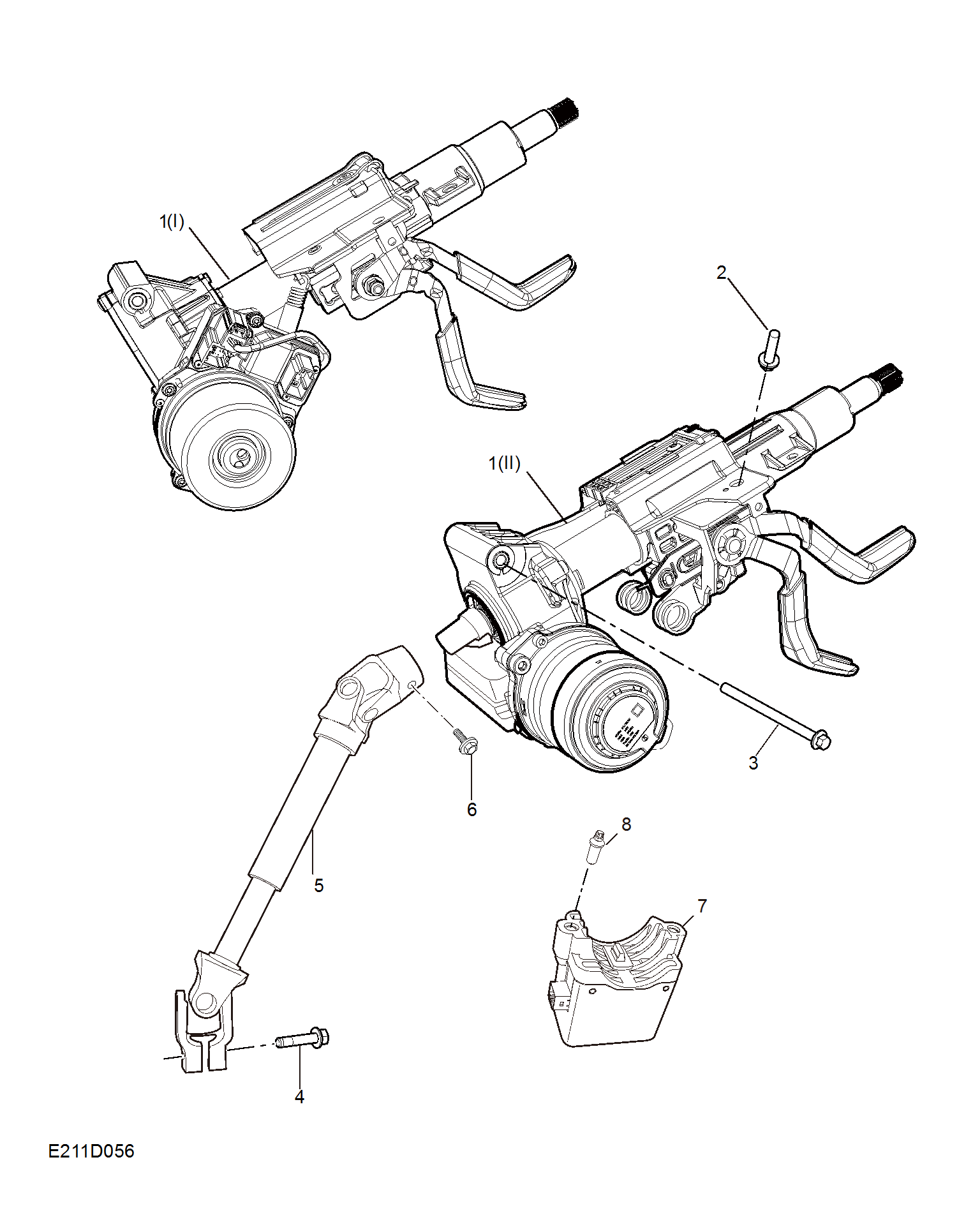 E211D056:STEERING COLUMN
