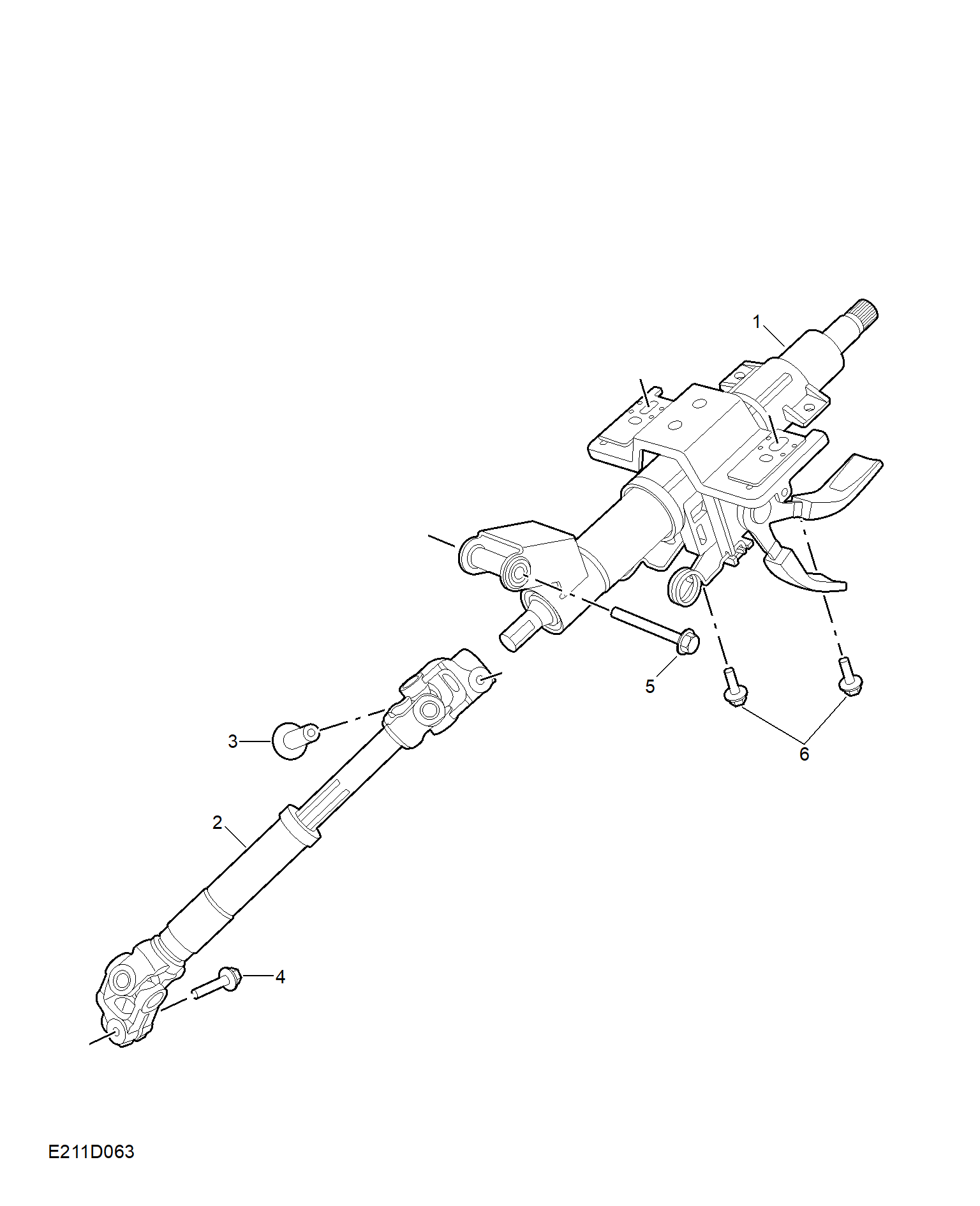 E211D063:STEERING COLUMN