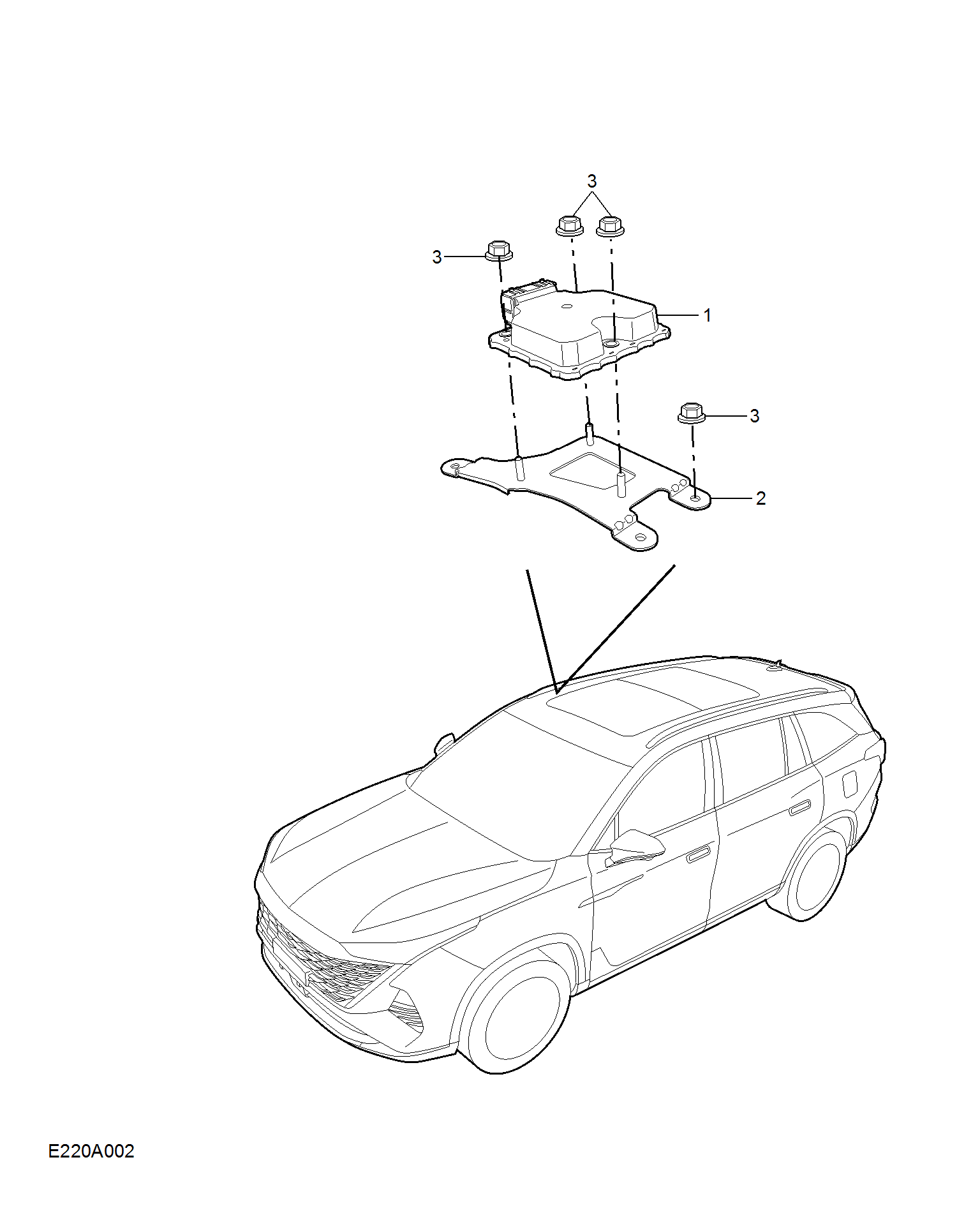 E220A002: Electronic Control Suspension