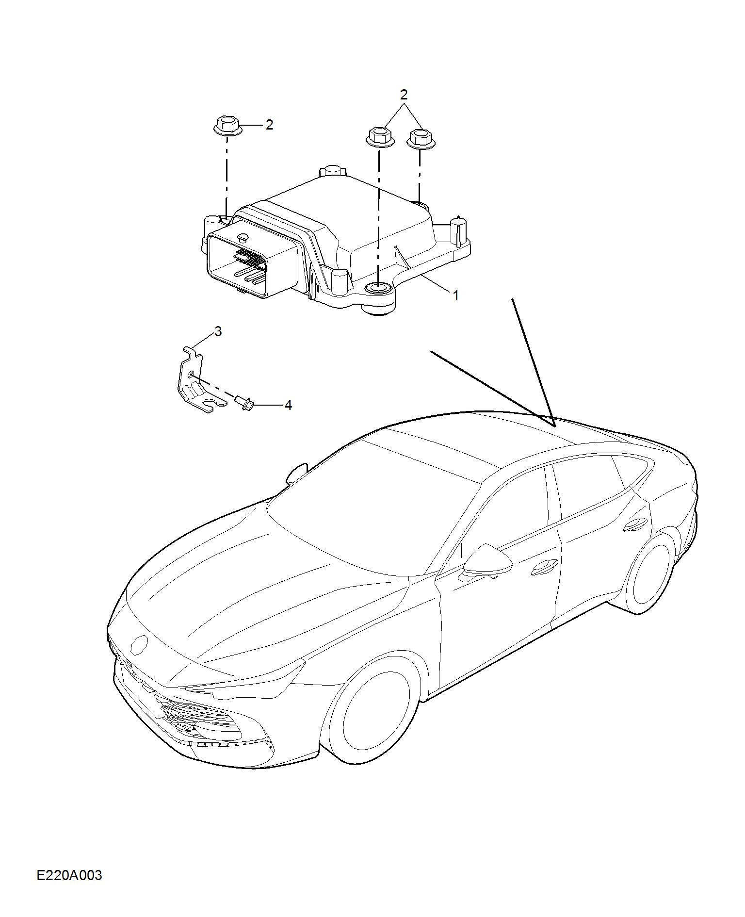 E220A003: Electronic Control Suspension