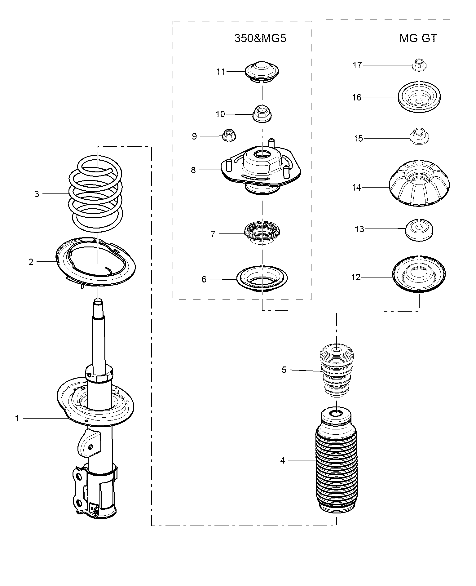 E221A009:FRONT SHOCK ABSORBER