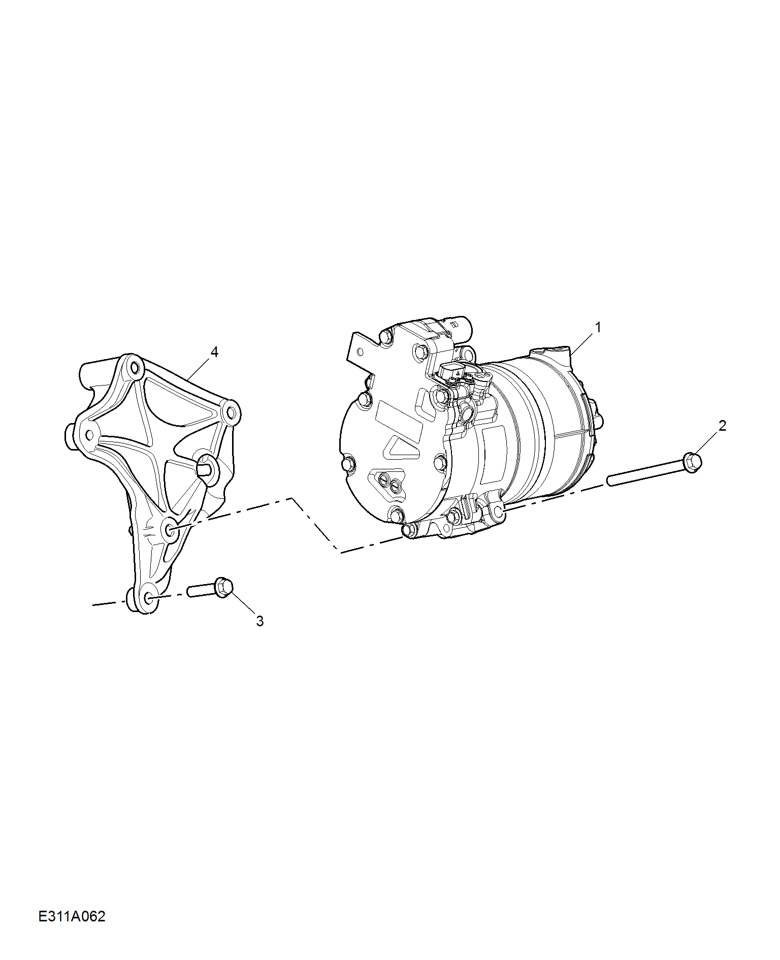 E311A062:COMPRESSOR & MISC RREFRIGERANT HARDWARE
