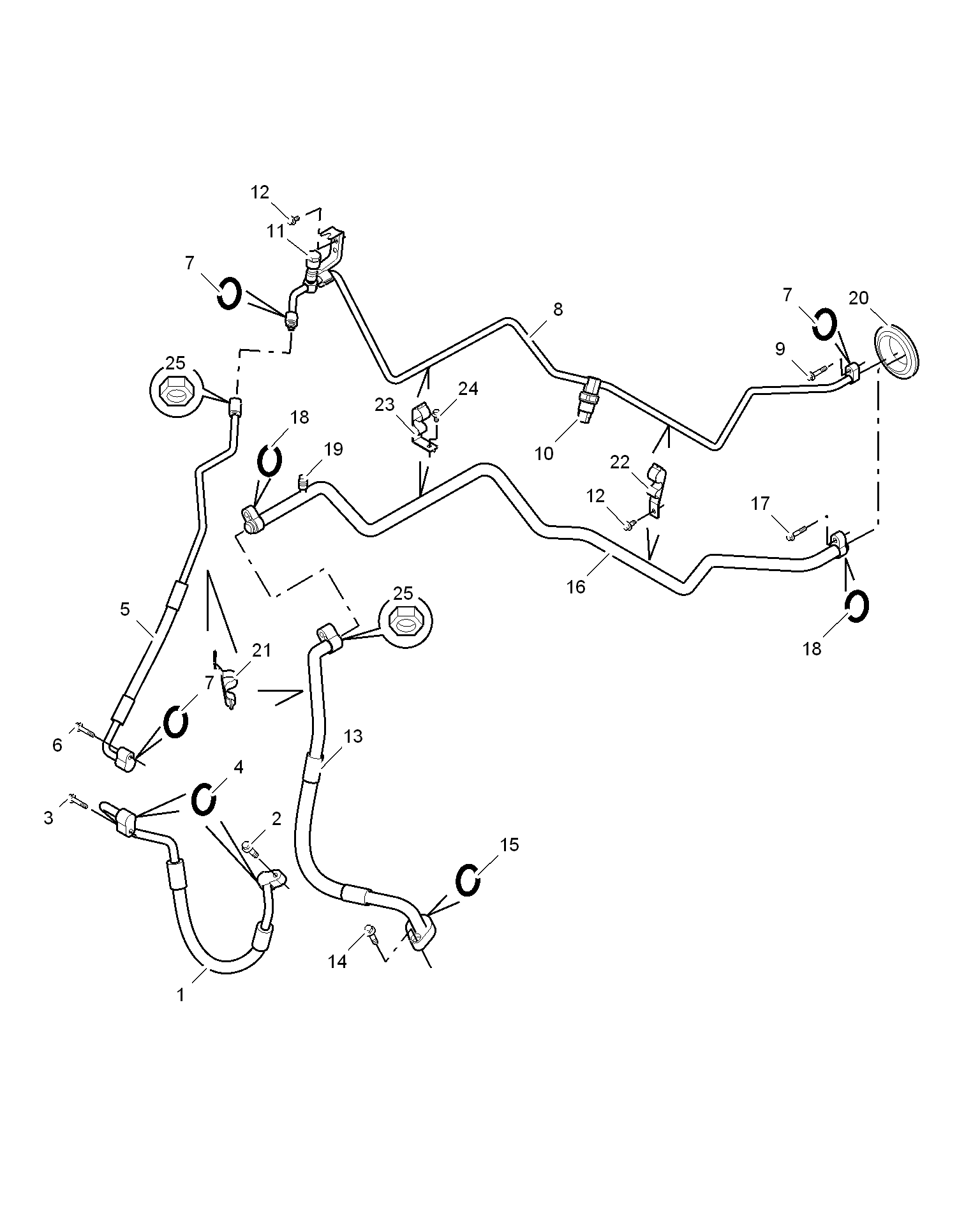 E311B001:REFRIGERANT PLUMBING & HARDWARE