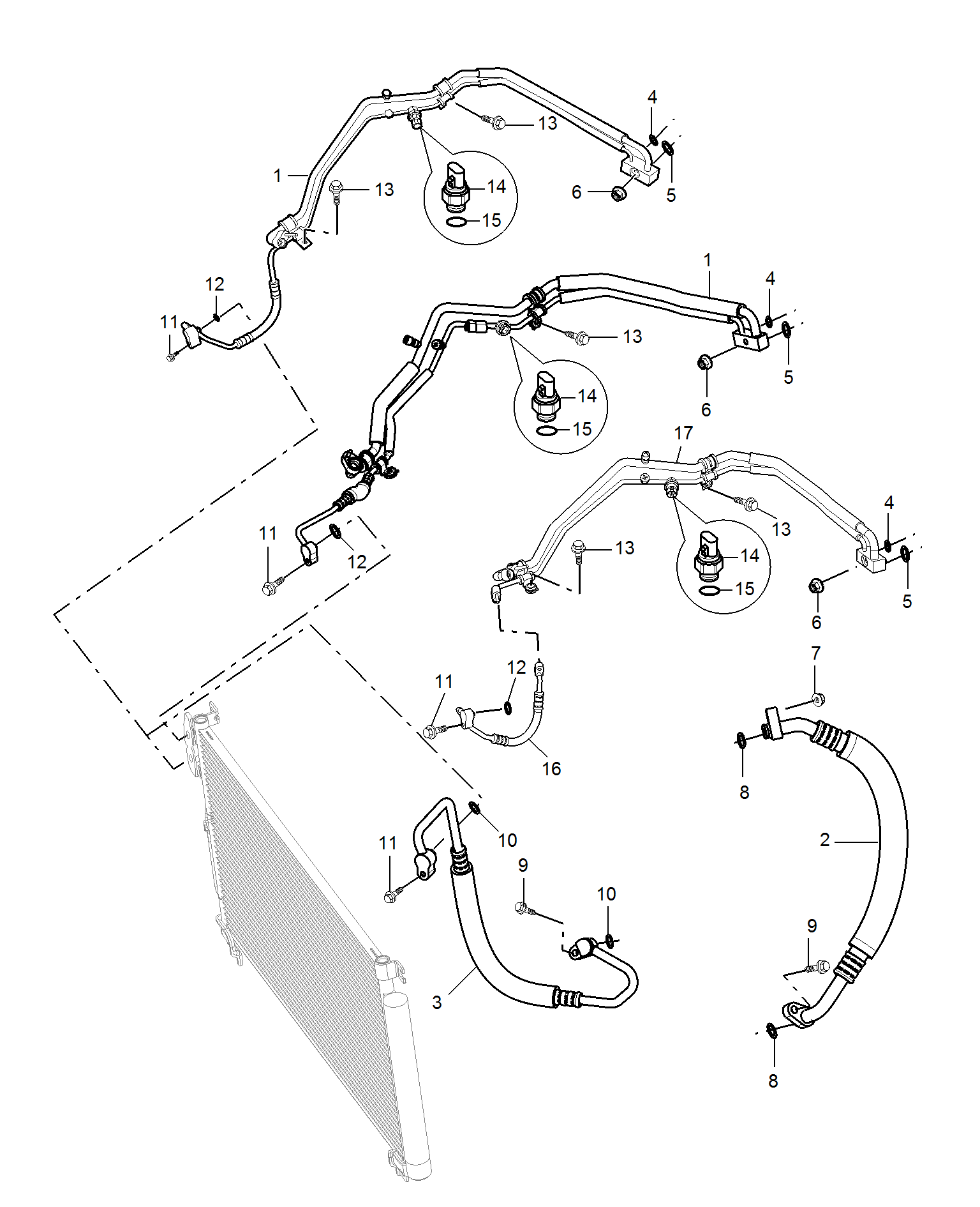 E311B005:REFRIGERANT PLUMBING & HARDWARE