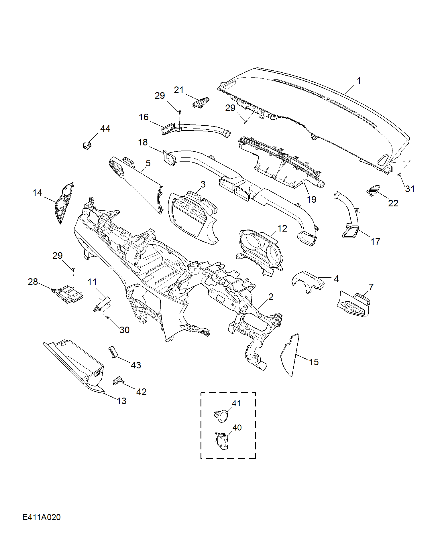 E411A020:FASCIA
