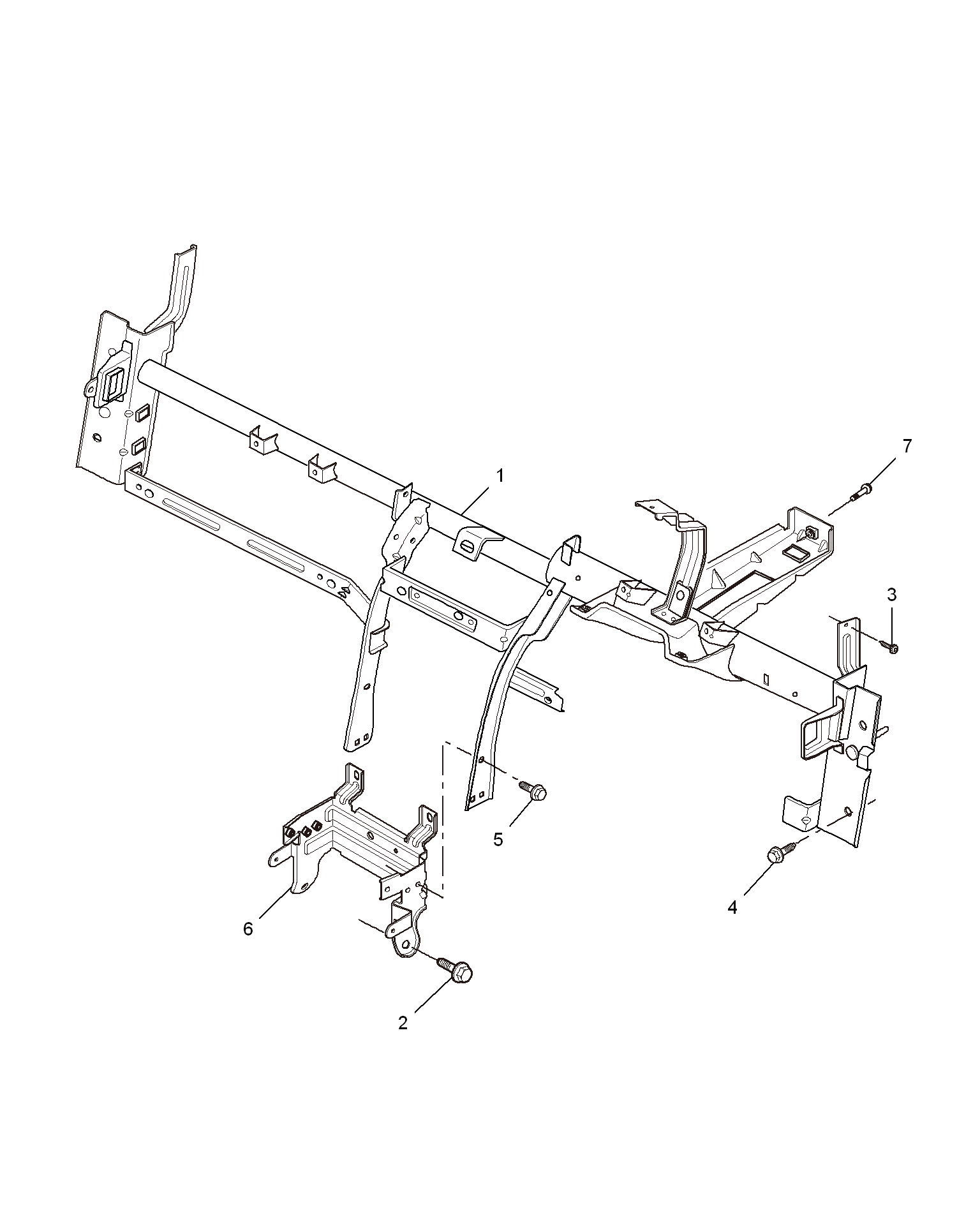 E411A048:FASCIA BRACKET(RHD)