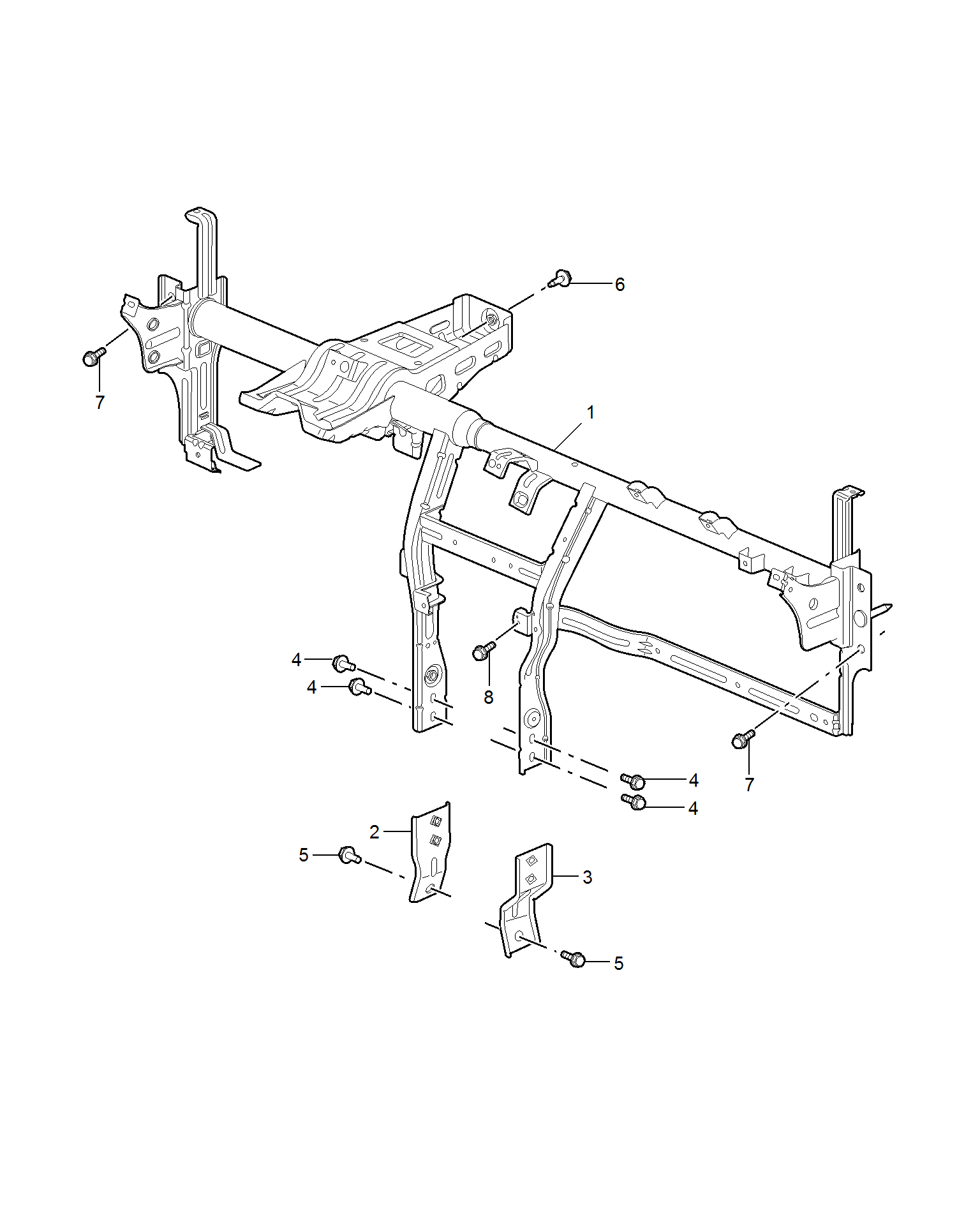 E411A053:FASCIA BRACKET(LHD)