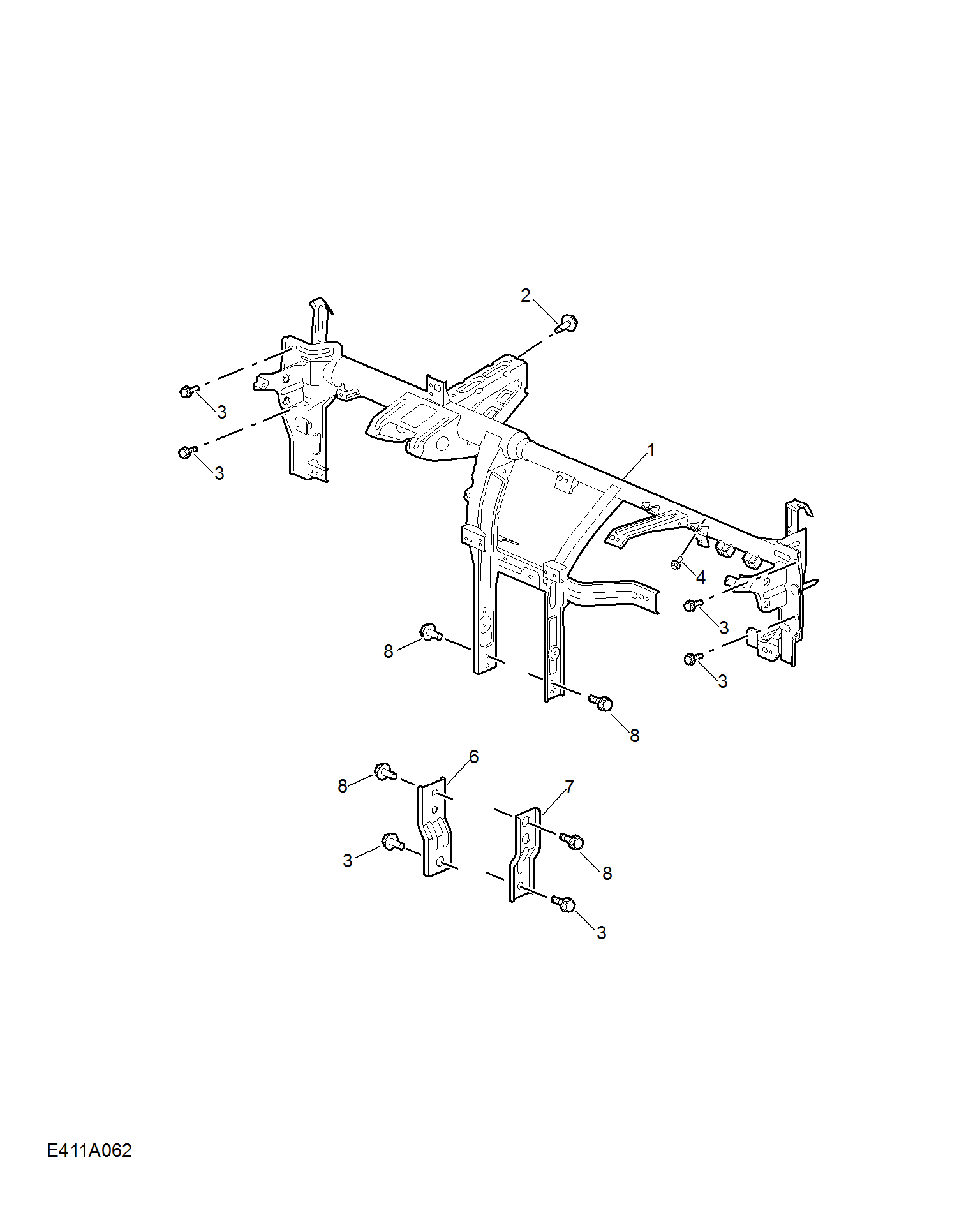 E411A062:FASCIA BRACKET
