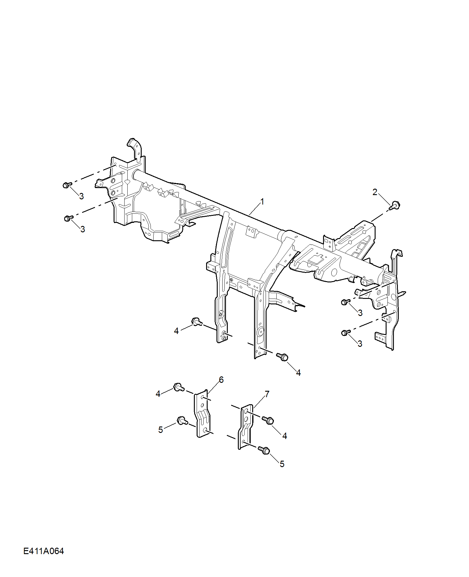 E411A064:FASCIA BRACKET