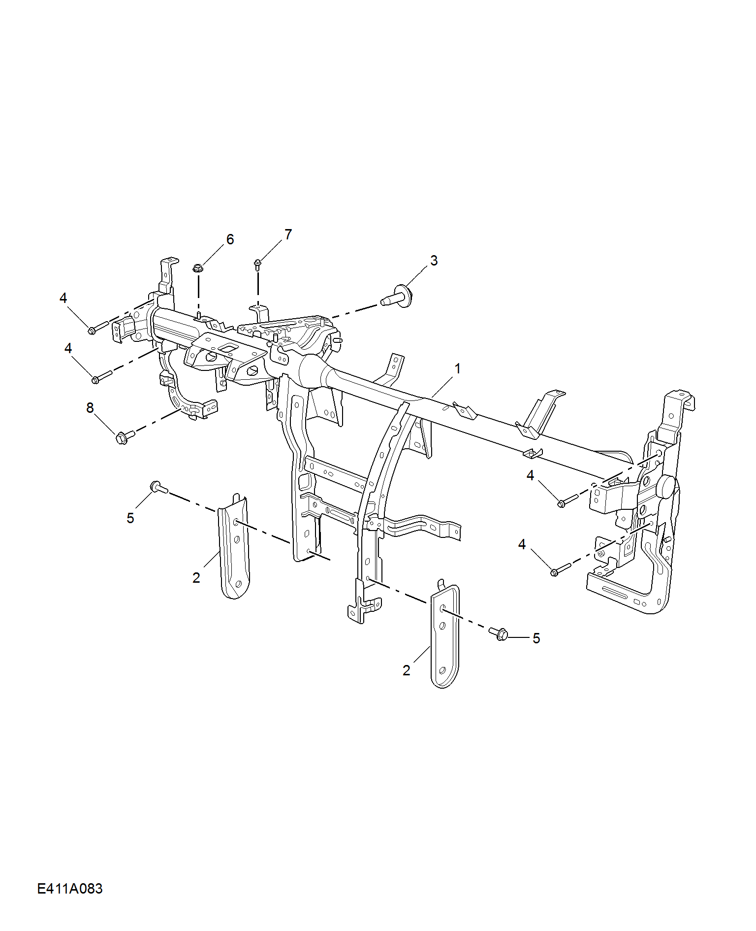 E411A083:FASCIA BRACKET