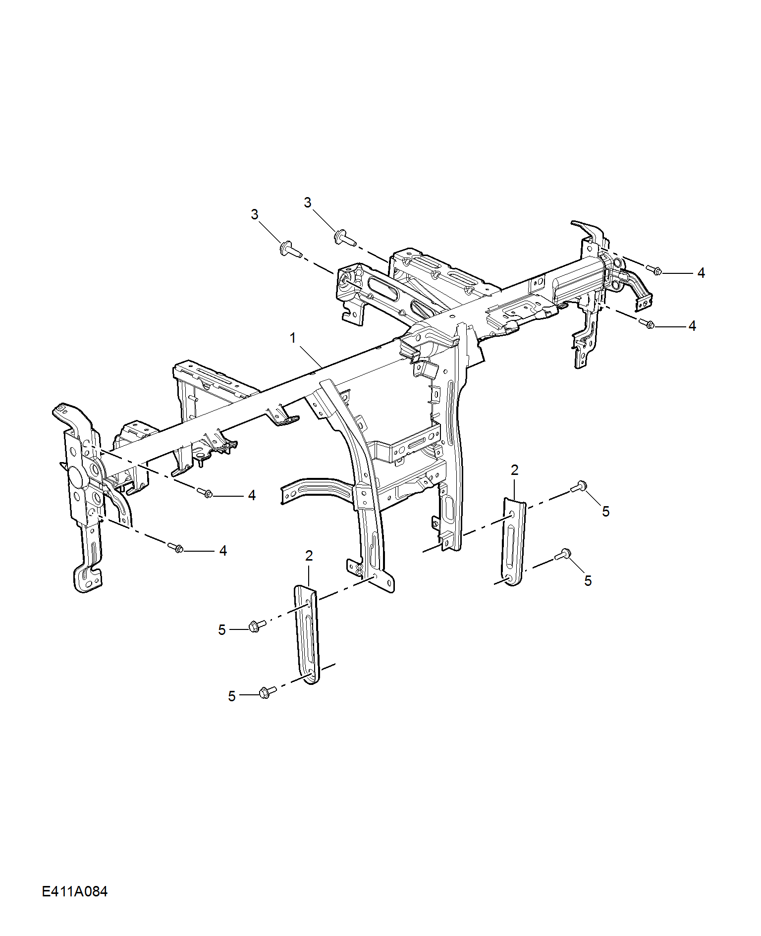 E411A084:FASCIA BRACKET(RHD)