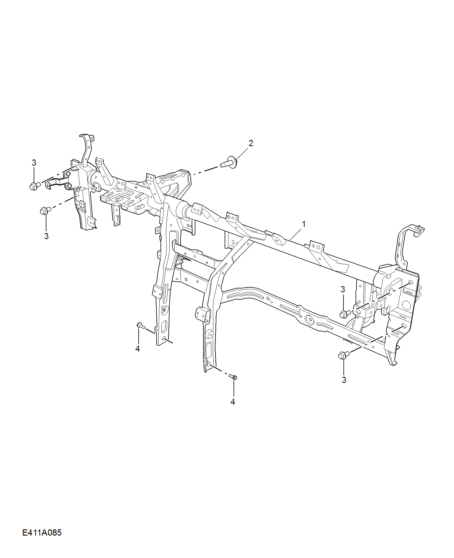 E411A085:FASCIA BRACKET
