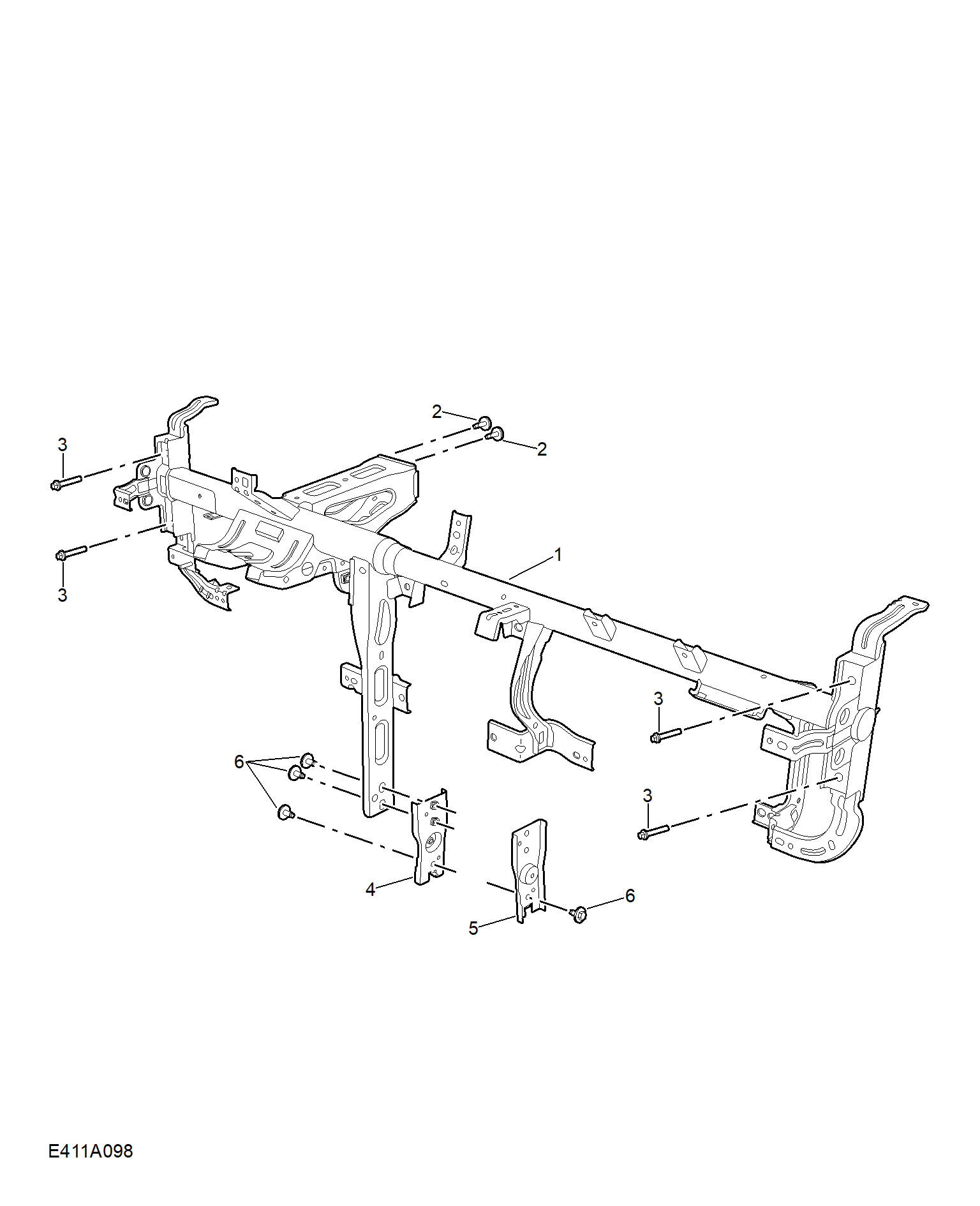 E411A098:FASCIA BRACKET