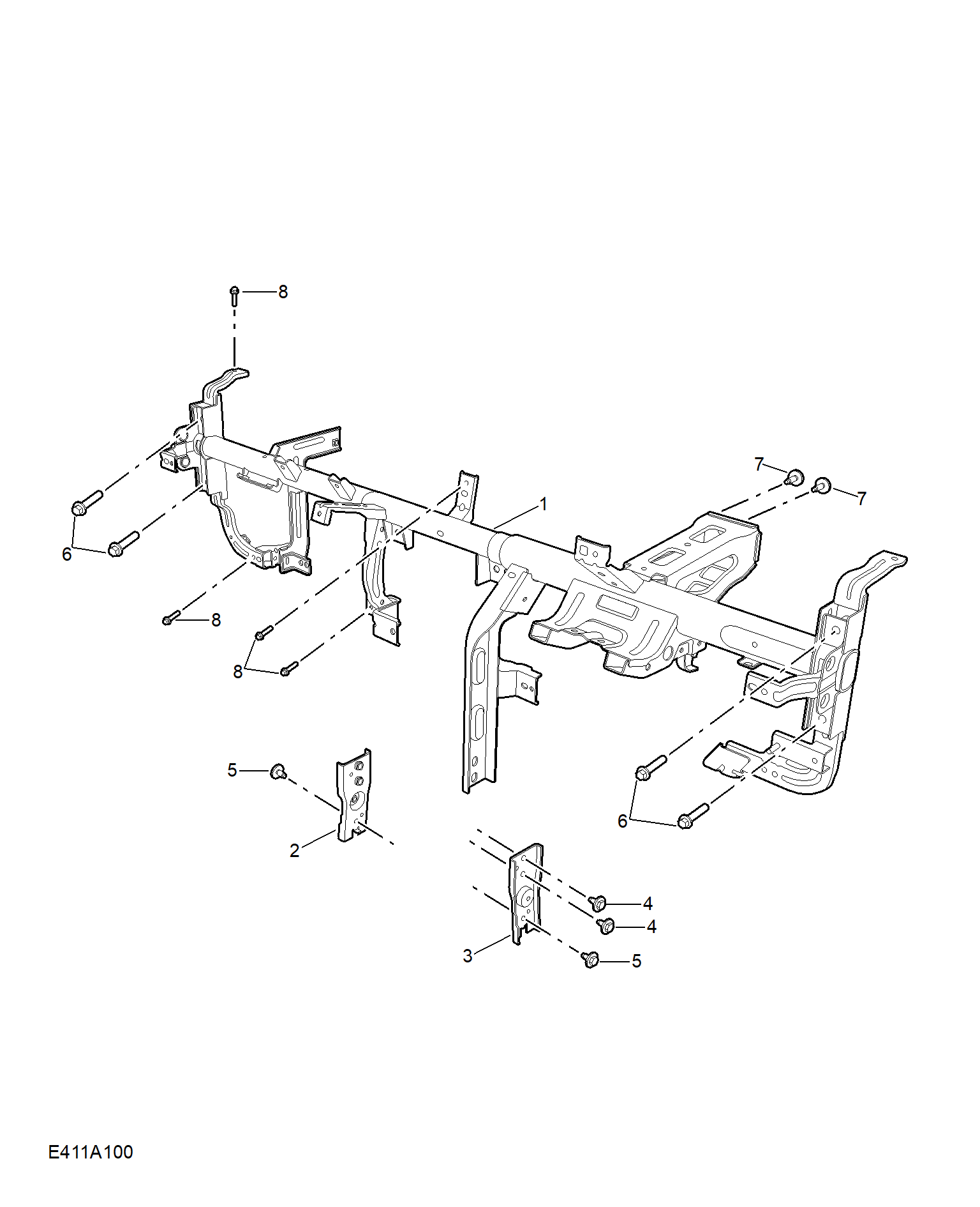 E411A100:FASCIA BRACKET