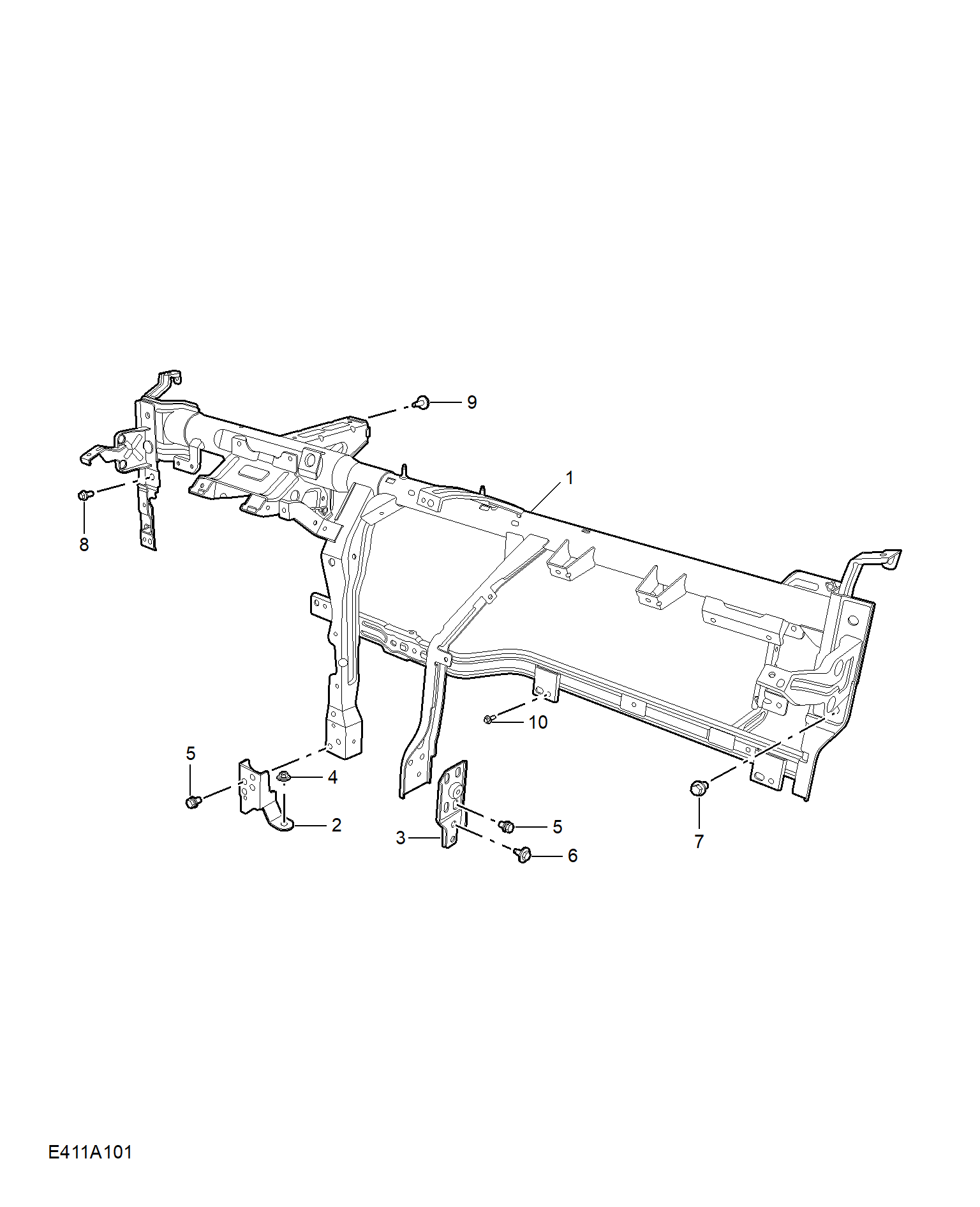 E411A101:FASCIA BRACKET