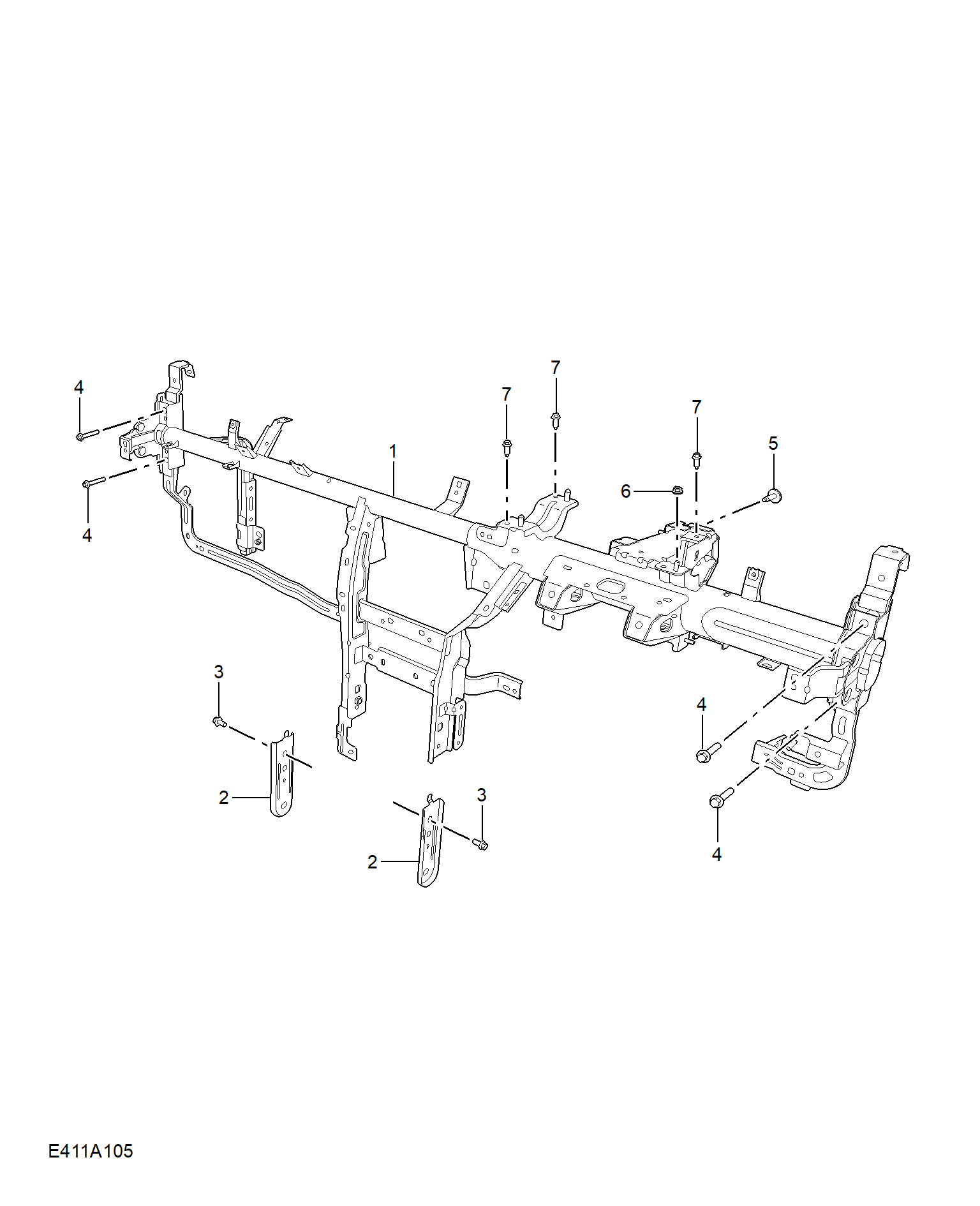 E411A105:FASCIA BRACKET