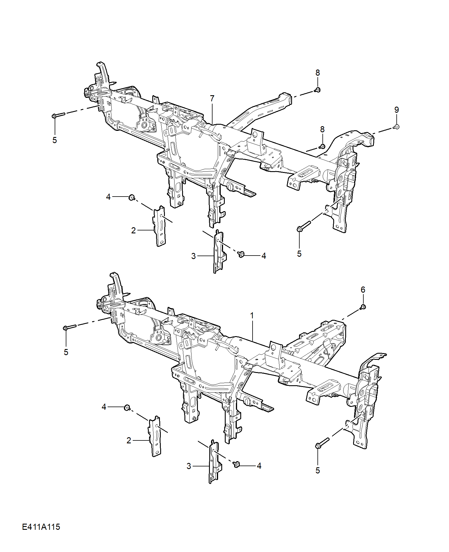 E411A115:FASCIA BRACKET