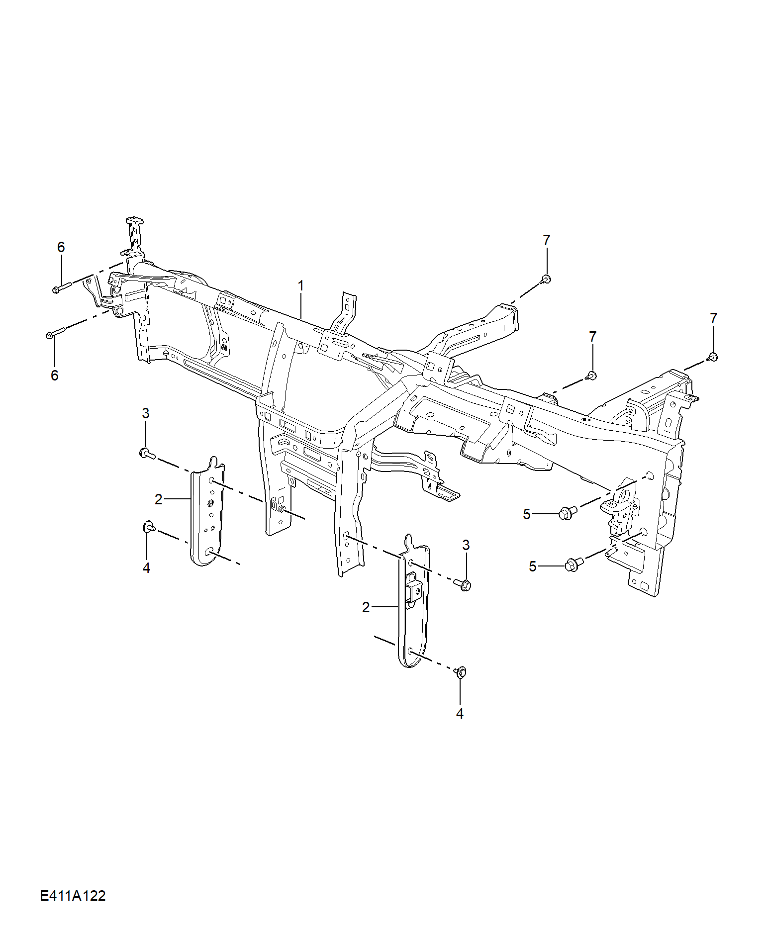 E411A122:FASCIA BRACKET