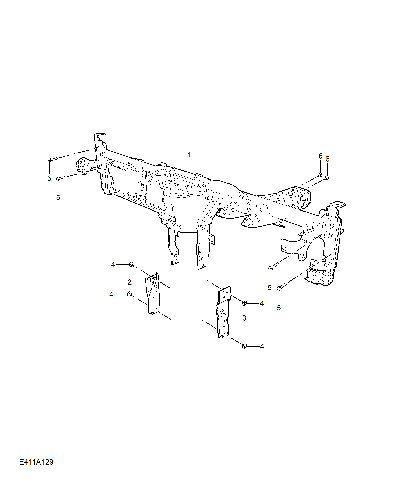 E411A129:FASCIA BRACKET