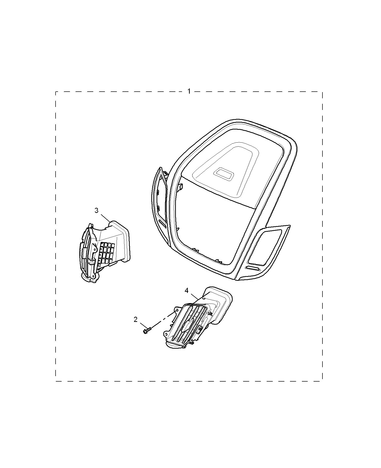 E411C011:CENTER BEZEL(MG5)