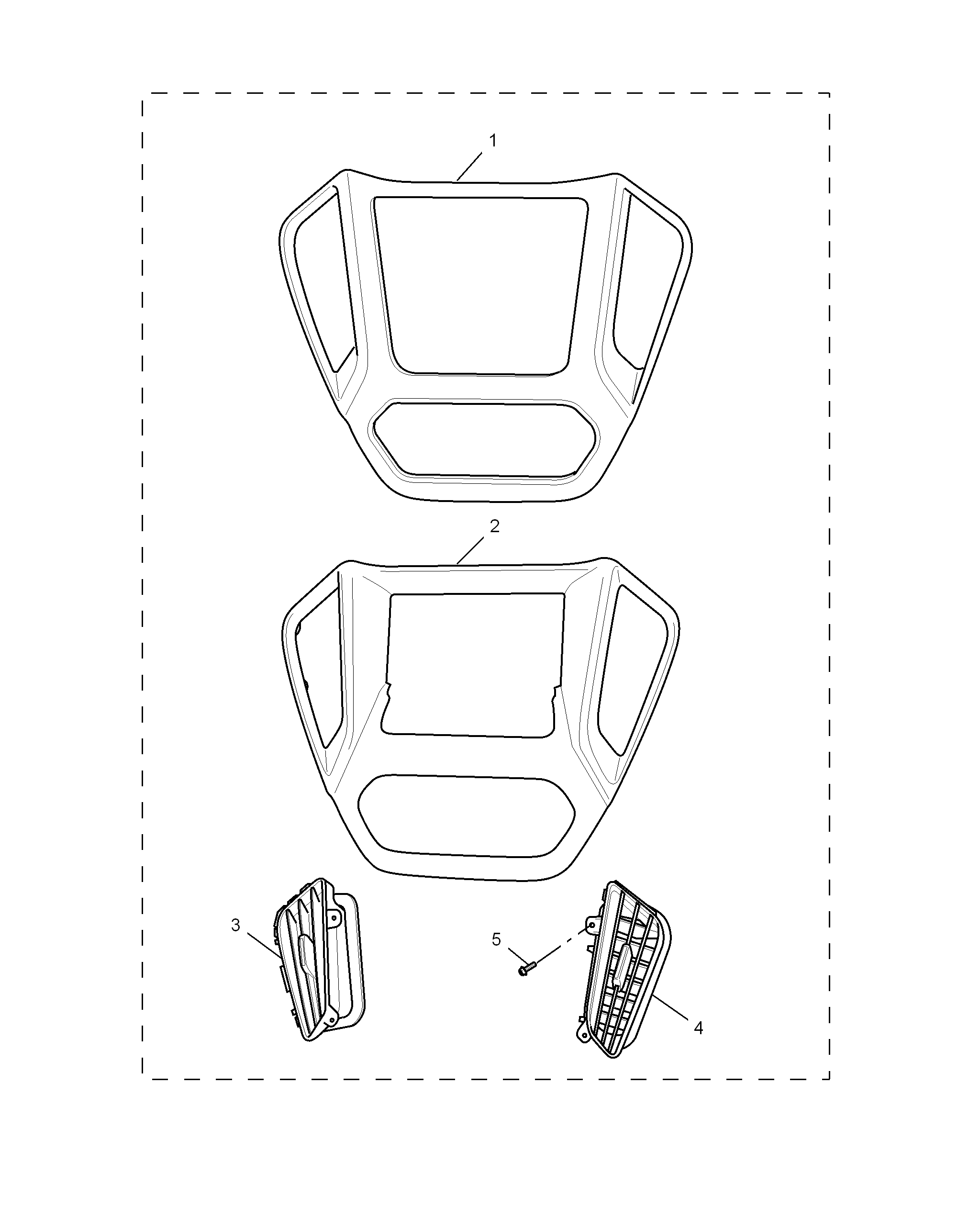 E411C012:CENTER BEZEL