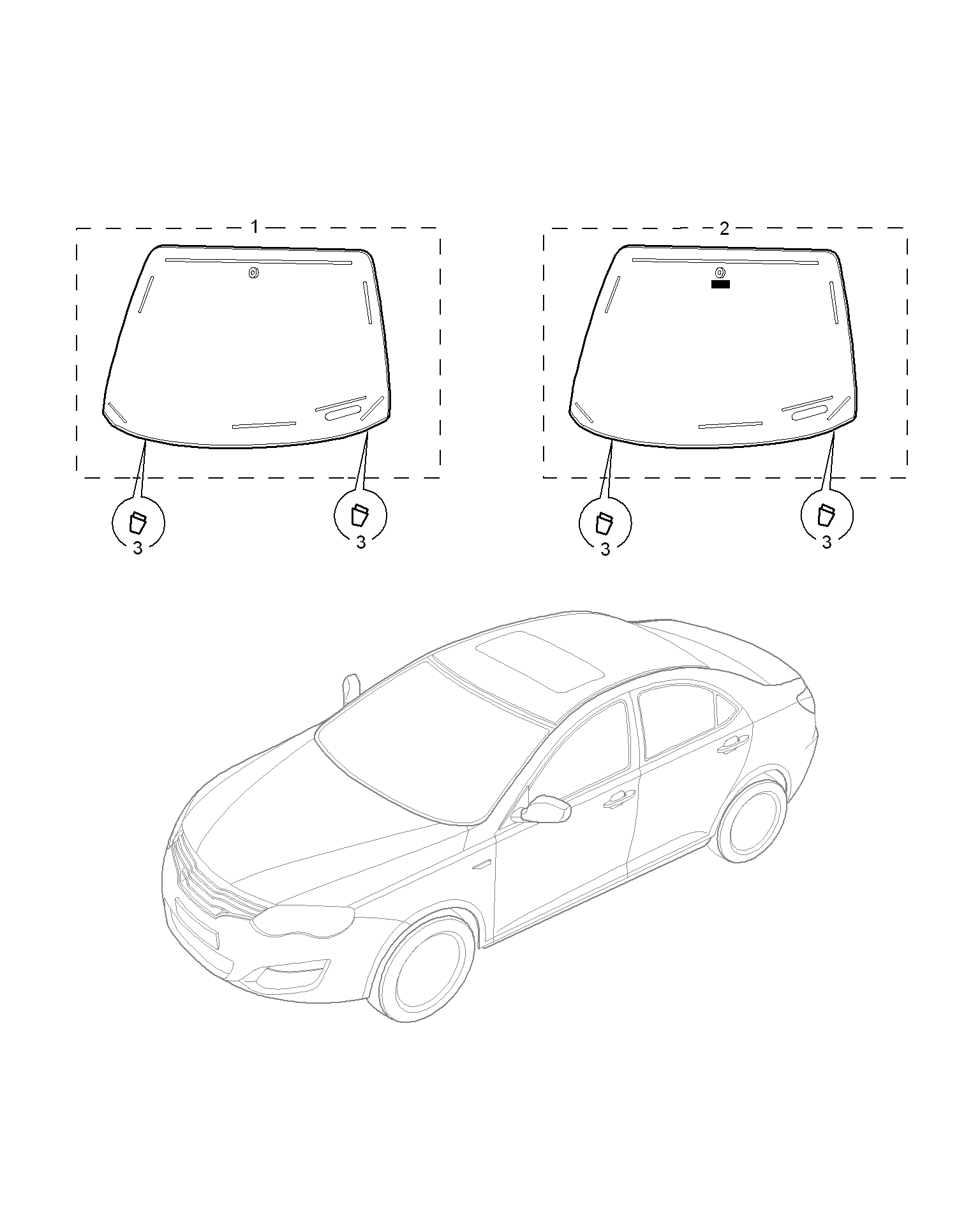 E611A009:WINDSHIELD
