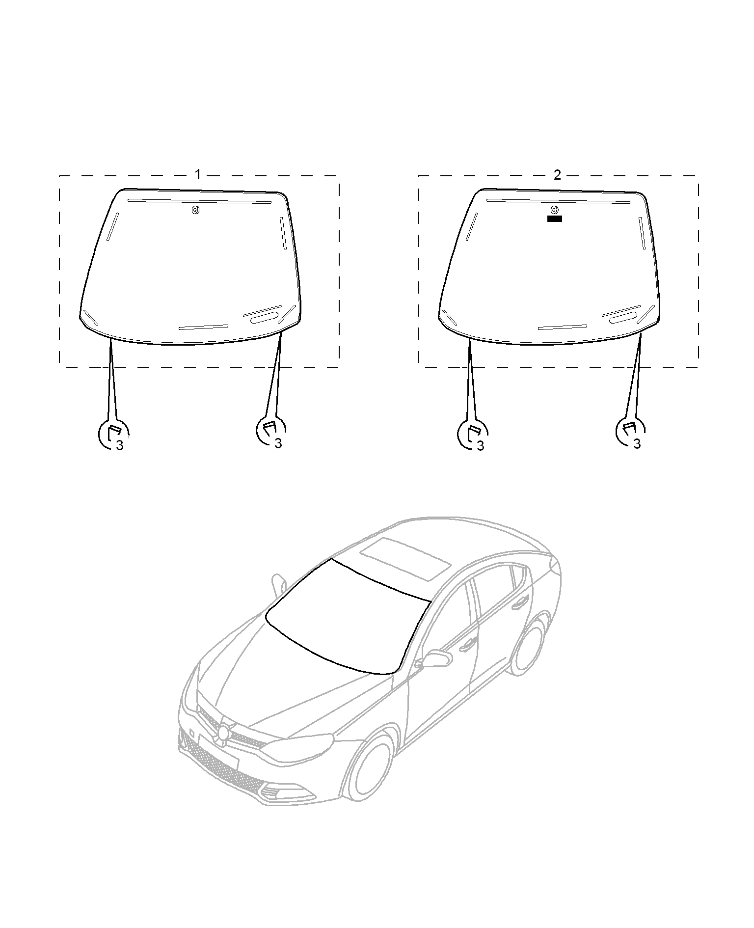 E611A010:WINDSHIELD
