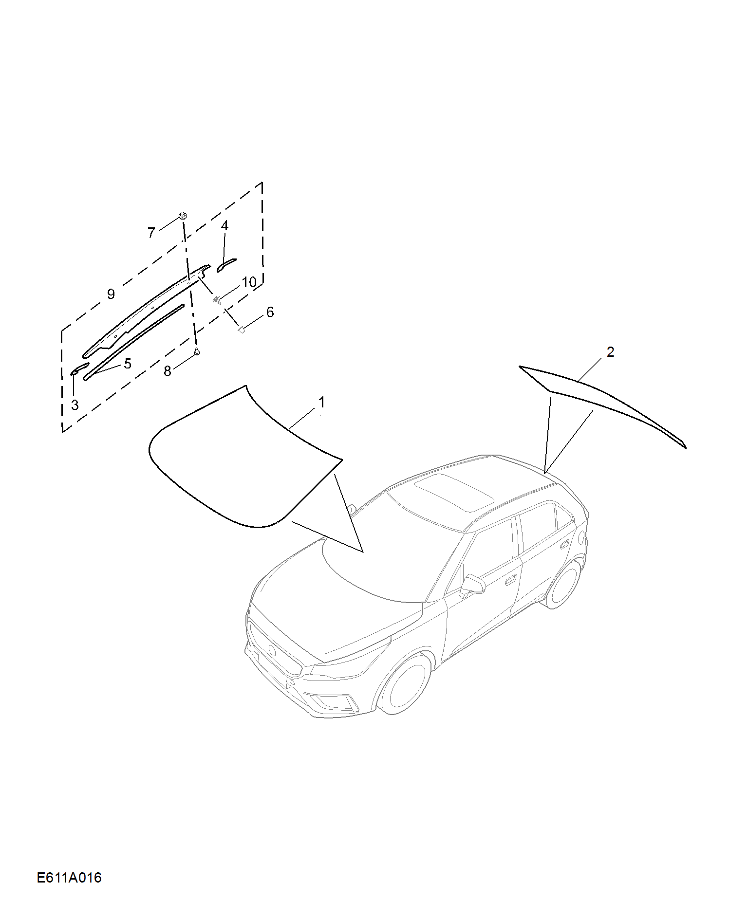 E611A016:FIXED WINDOW