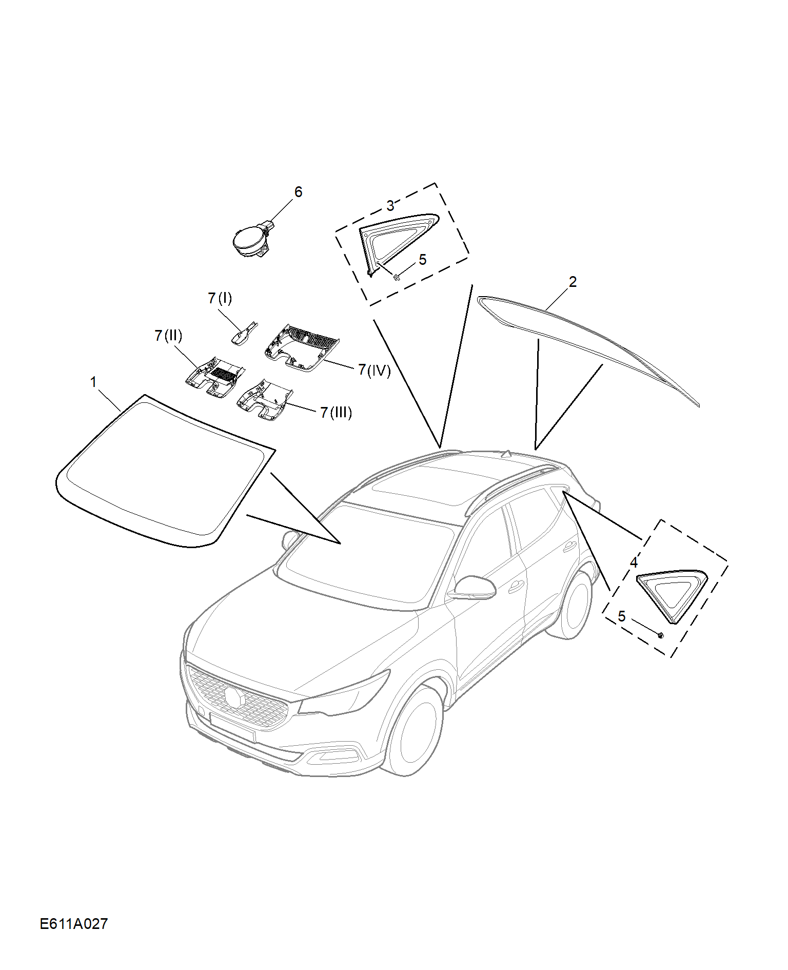 E611A027:WINDSHIELD